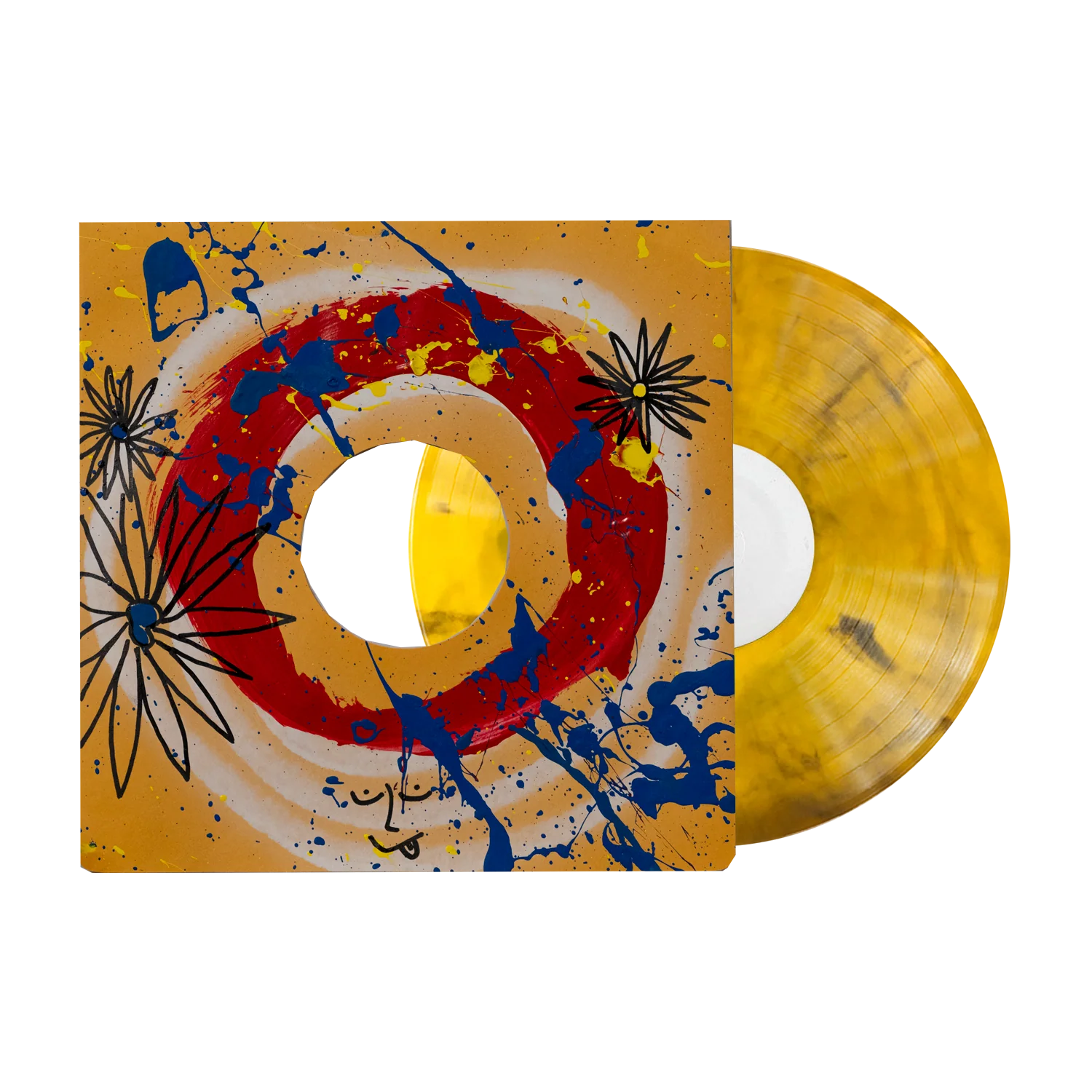 MY KID BROTHER 'MY KID BROTHER' 10" (Opaque Yellow w/ Smoky Black Swirls Vinyl)