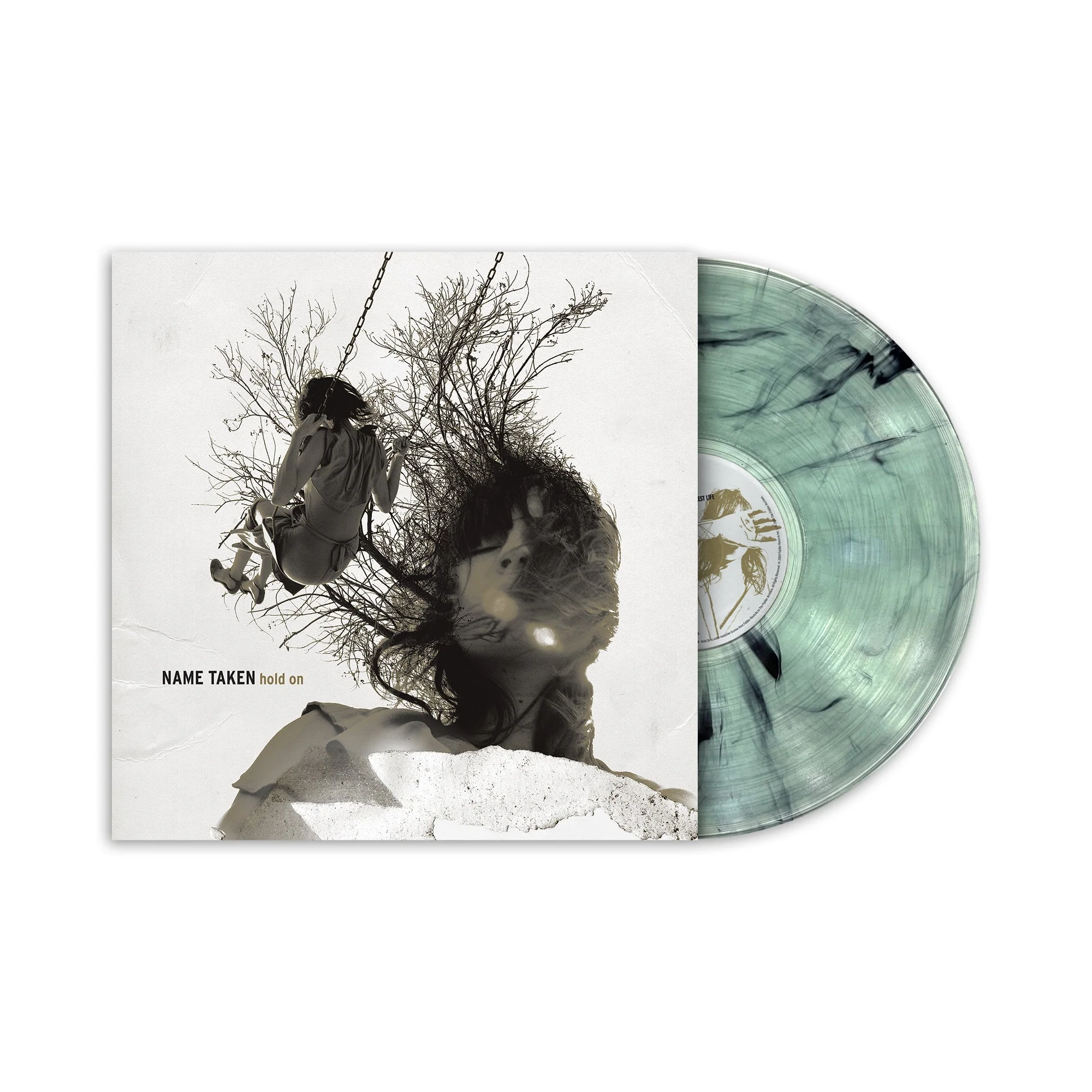 NAME TAKEN ‘HOLD ON’ LP - EXCLUSIVE - LTD. 250 - COKE BOTTLE CLEAR/BLACK/SWIRL