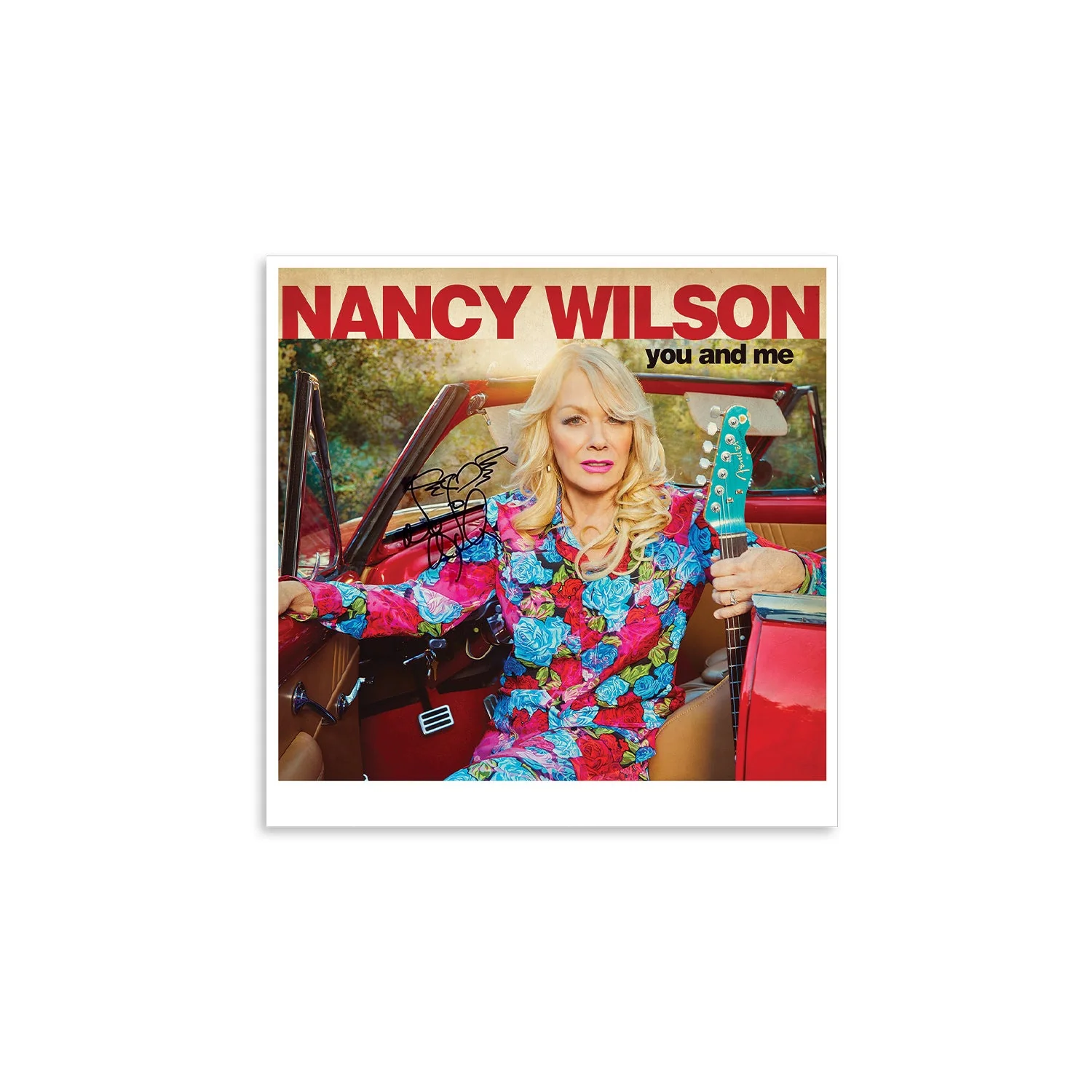 NANCY WILSON ‘YOU AND ME’ LP + AUTOGRAPHED PRINT + BONUS CD - EXCLUSIVE - LTD. 200 - BLUE - Image 3