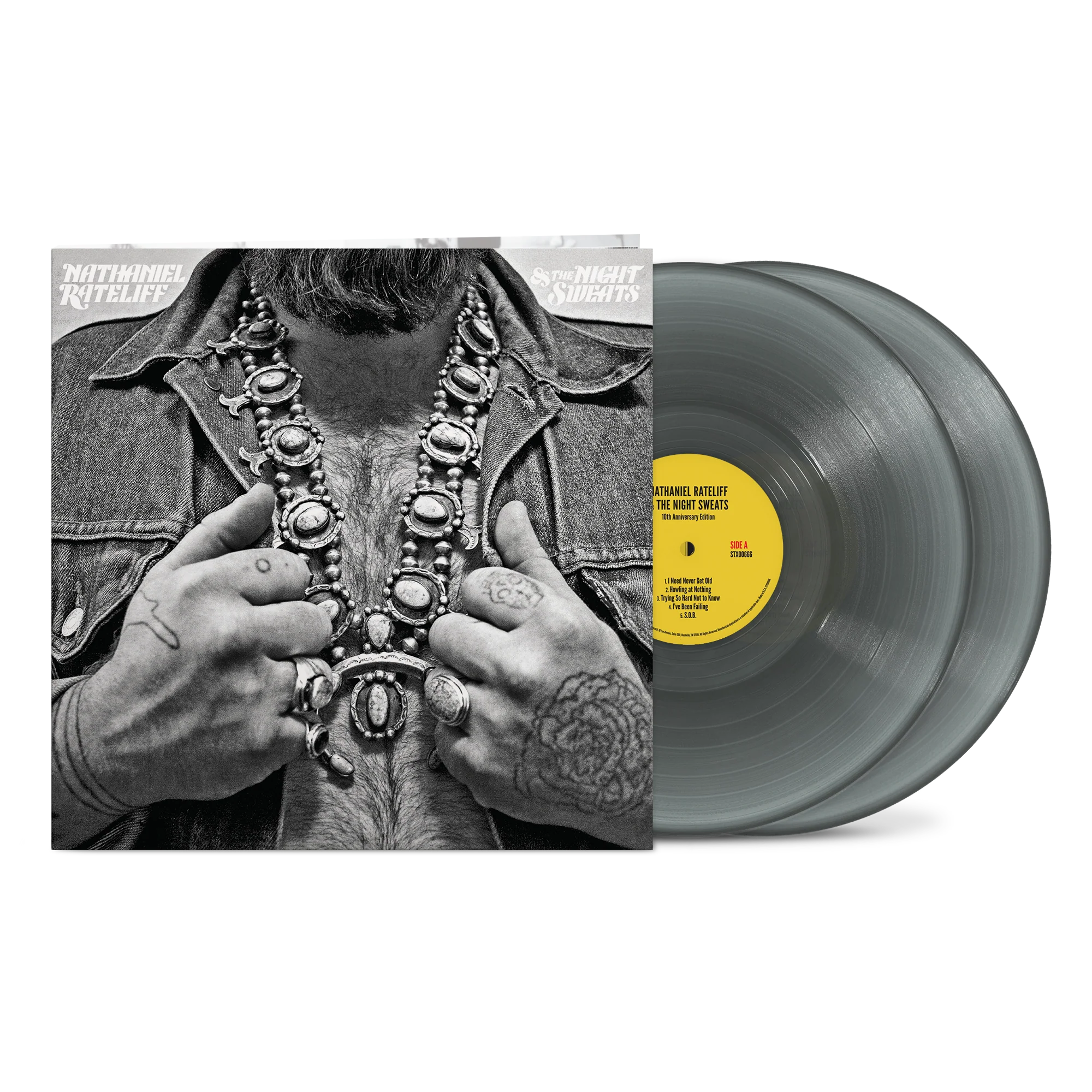 NATHANIEL RATELIFF & THE NIGHT SWEATS 'THE ALBUM' 10TH ANNIVERSARY 2LP (Translucent Black Vinyl)