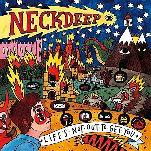NECK DEEP 'LIFE'S NOT OUT TO GET YOU' LP - TRANSPARENT BLUE