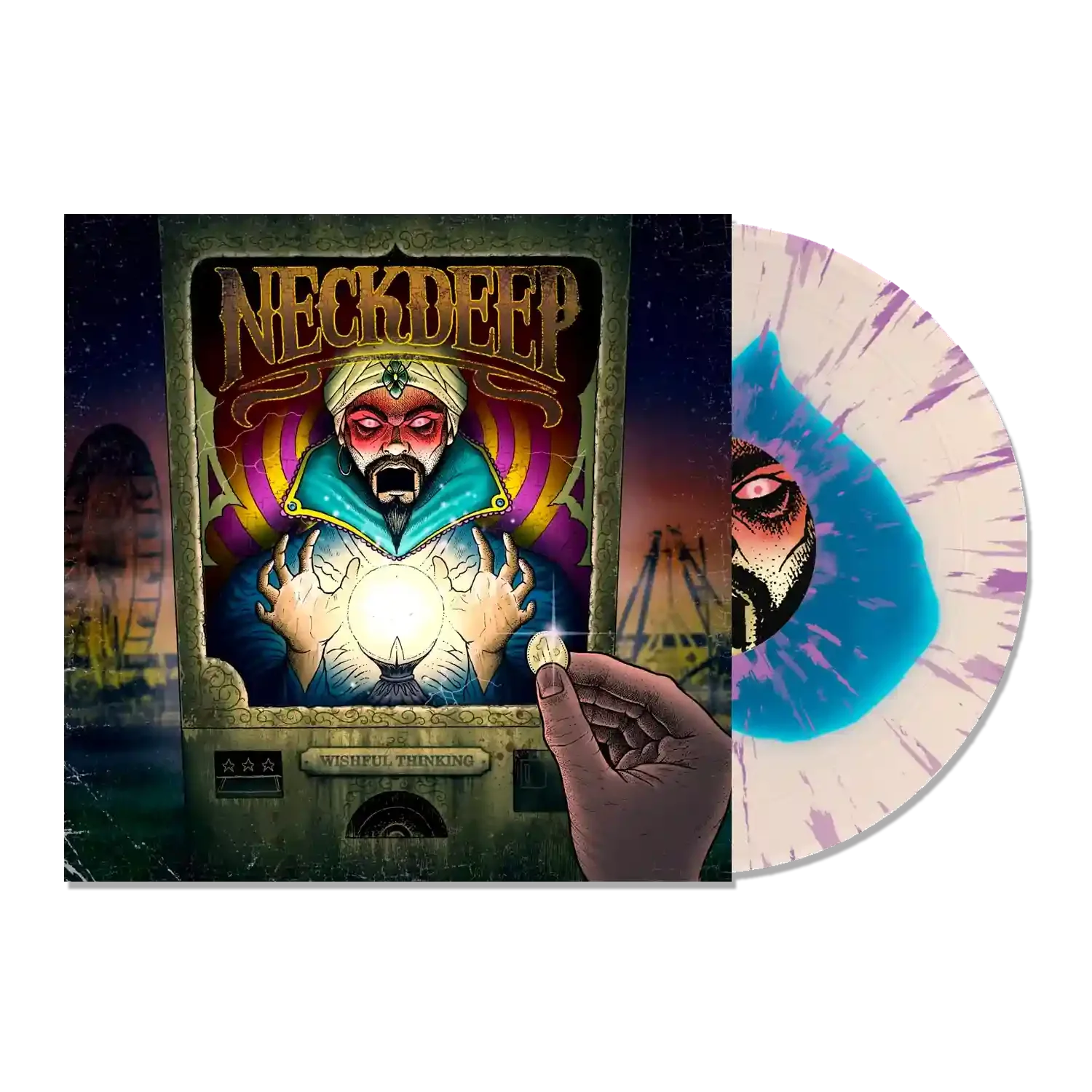 NECK DEEP ‘WISHFUL THINKING’ LP - EXCLUSIVE - LTD. 200 - BLUE/CLEAR/PURPLE/SPLATTER