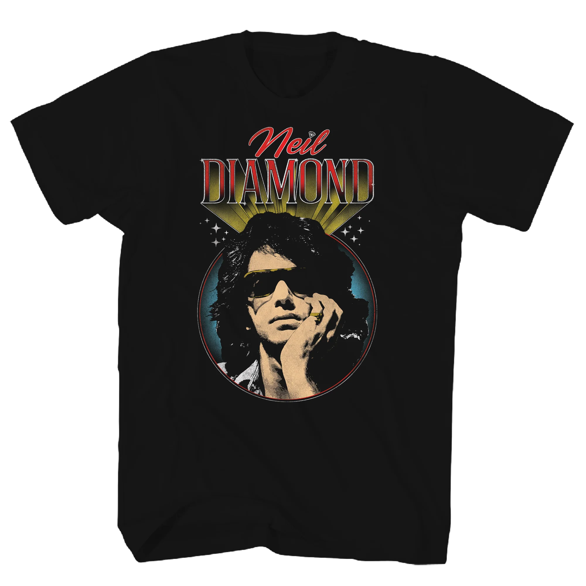 NEIL DIAMOND VINTAGE PHOTO BLACK TEE