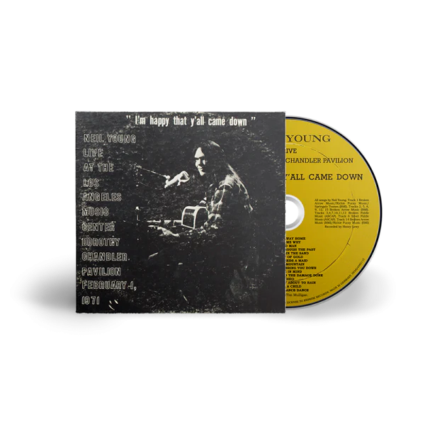 NEIL YOUNG 'DOROTHY CHANDLER PAVILION 1971' CD