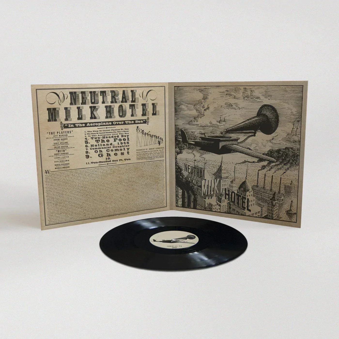 NEUTRAL MILK HOTEL 'IN THE AEROPLANE OVER THE SEA' LP - Image 2