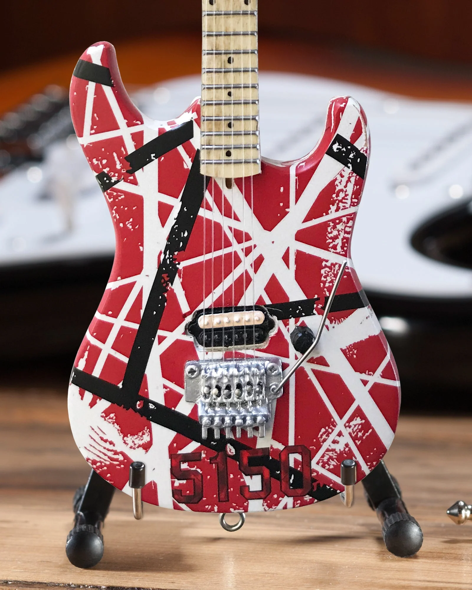 *NEW - EVH 5150 EDDIE VAN HALEN MINI GUITAR REPLICA COLLECTIBLE - OFFICIALLY LICENSED - Image 2