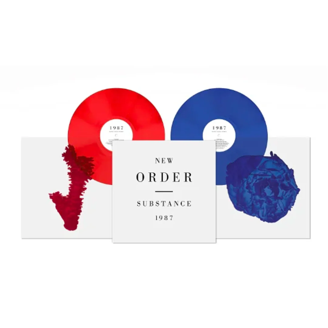 NEW ORDER 'SUBSTANCE' REISSUE 2LP - RED/BLUE
