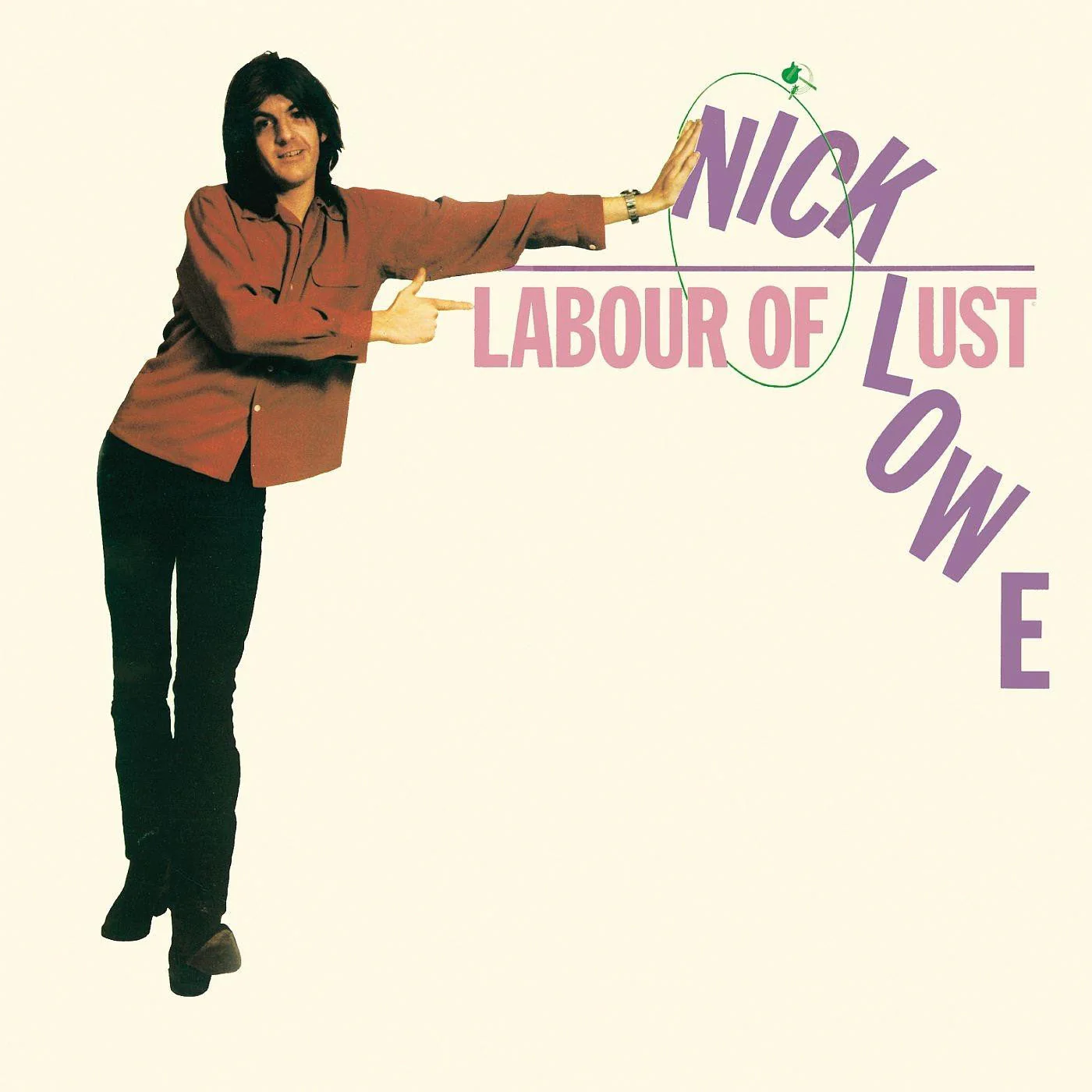 NICK LOWE 'LABOUR OF LUST' LP - PINK - Image 2