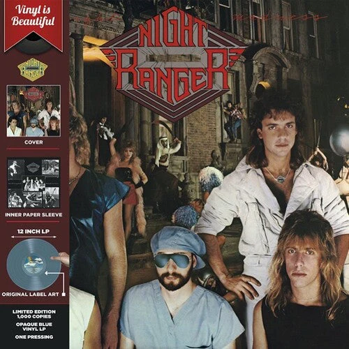 NIGHT RANGER 'MIDNIGHT MADNESS' LP - LIGHT BLUE OPAQUE - Image 2