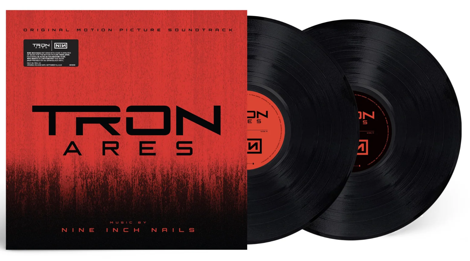 NINE INCH NAILS 'TRON: ARES (SOUNDTRACK)' 2LP