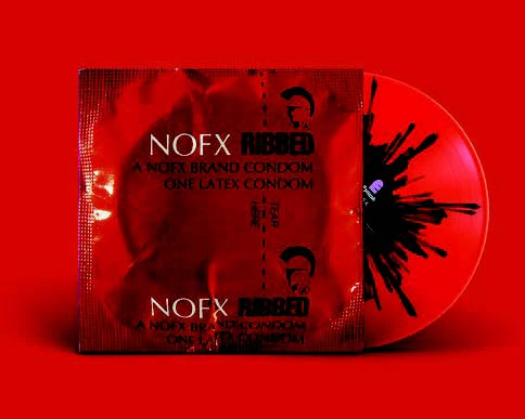 NOFX 'RIBBED' 30TH ANNIVERSARY REISSUE LP - RED/BLACK/SPLATTER