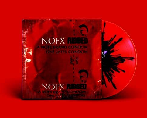 NOFX 'RIBBED' 30TH ANNIVERSARY REISSUE LP - RED/BLACK/SPLATTER
