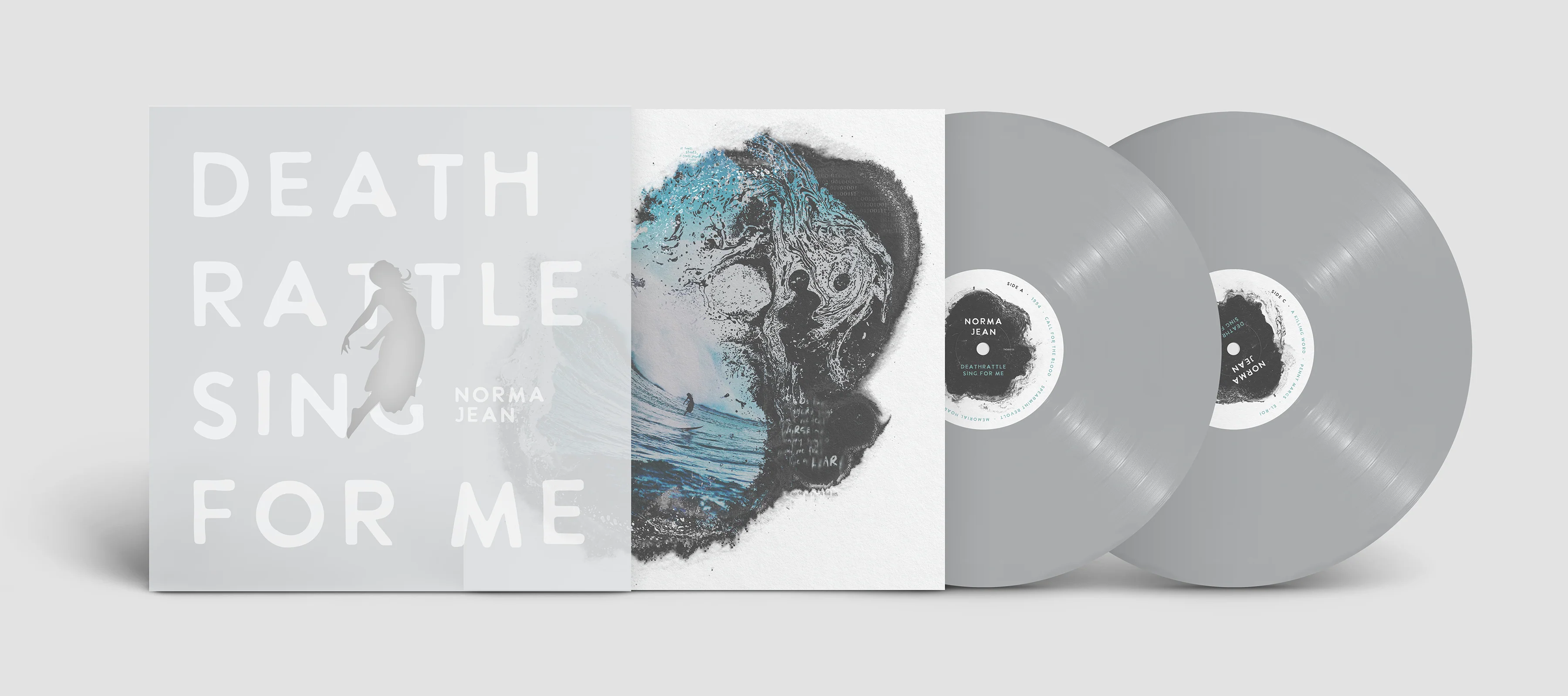 NORMA JEAN ‘DEATHRATTLE SING FOR ME’ 2LP - EXCLUSIVE - LTD. 300 - SILVER