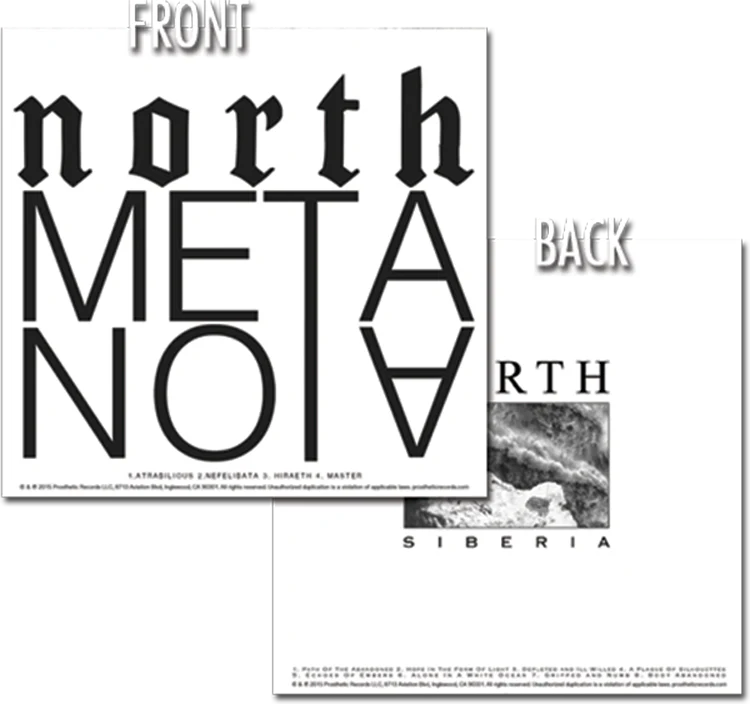 NORTH 'METANOIA/SIBERIA' CD