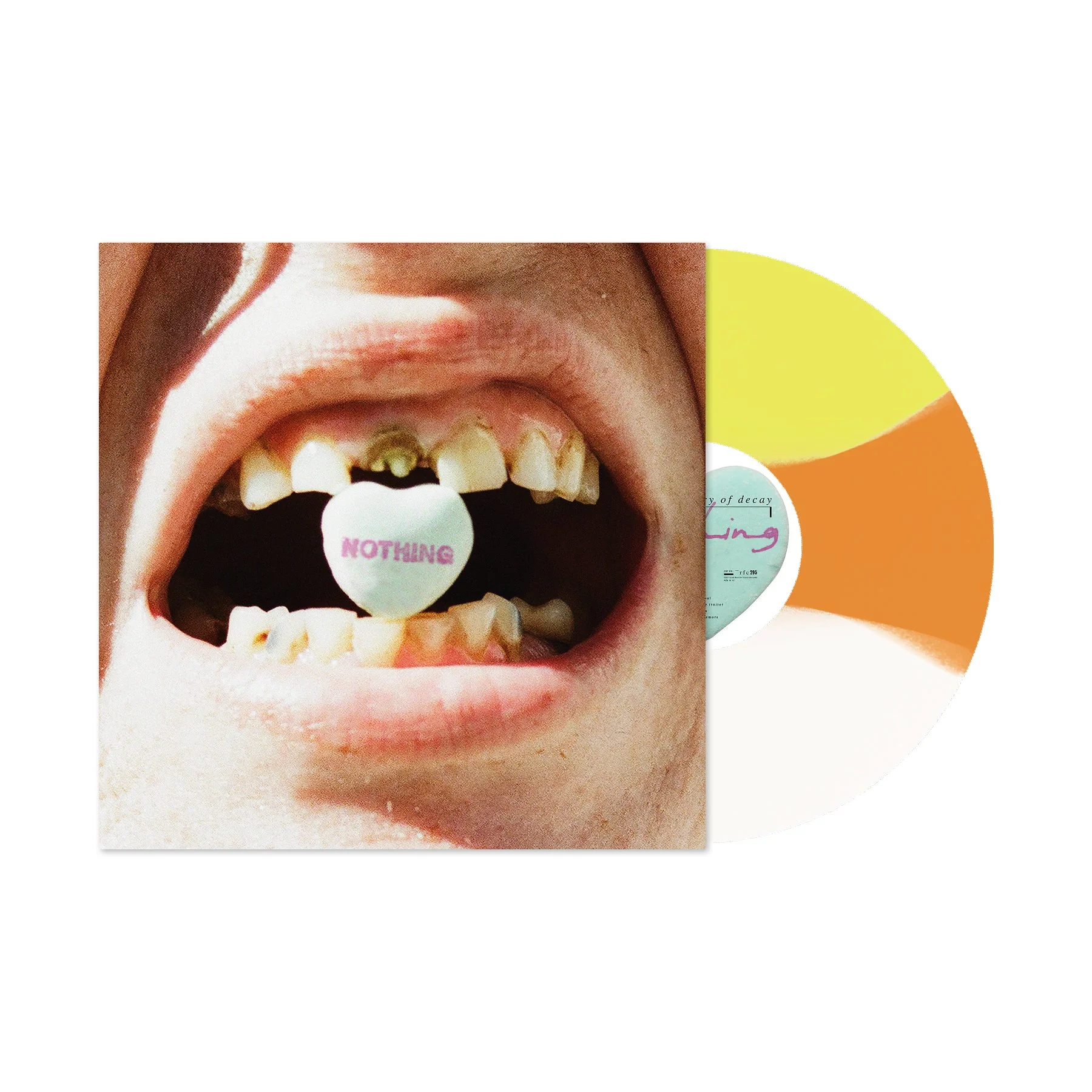 NOTHING 'A SHORT HISTORY OF DECAY' LP (Candy Corn Vinyl)