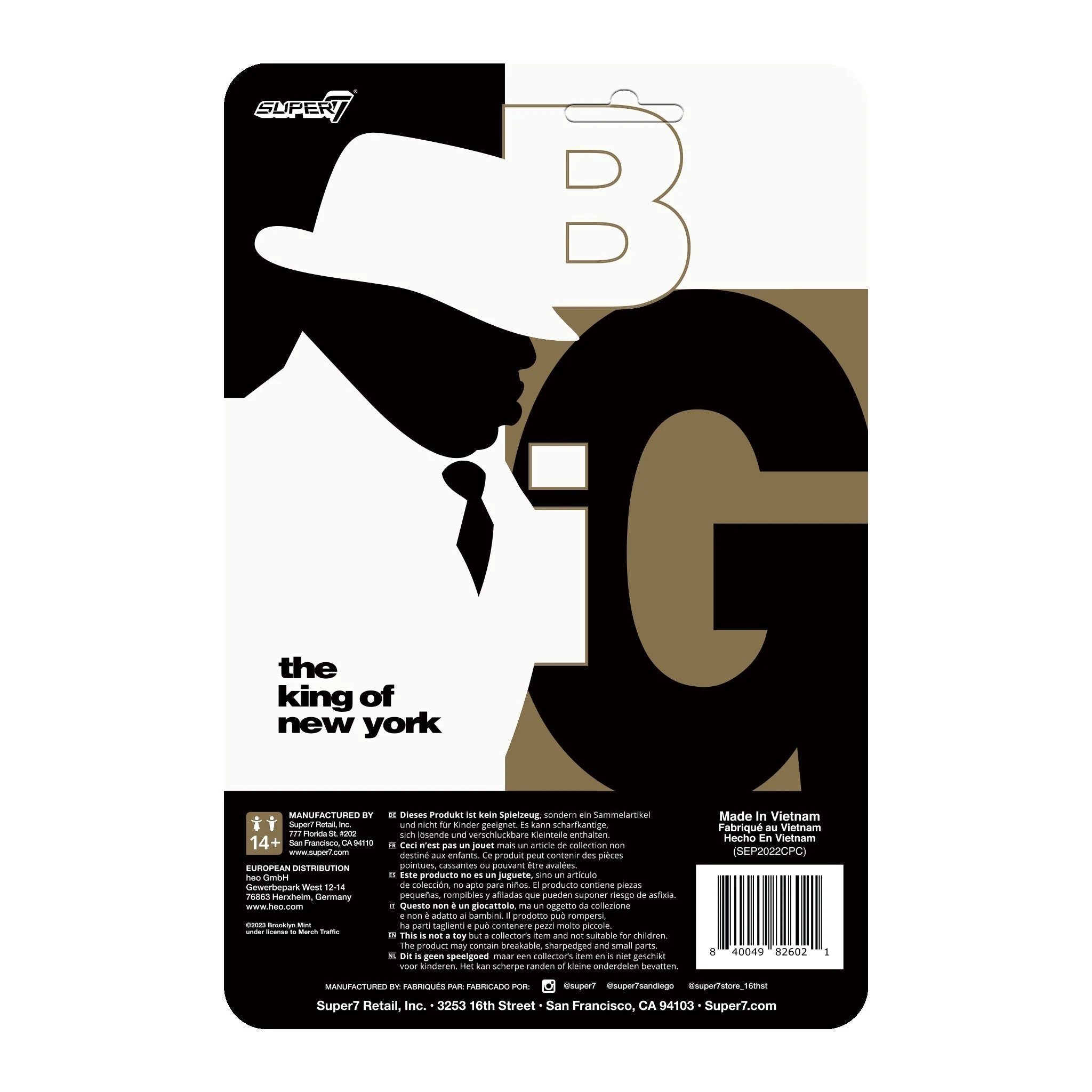 NOTORIOUS B.I.G. REACTION FIGURE - WHITE SUIT - Image 2