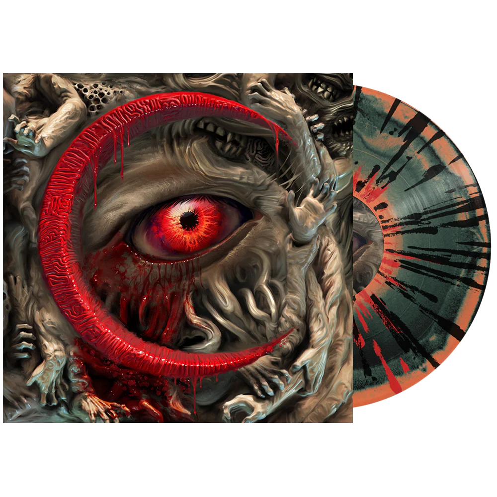OCEANO ‘LIVING CHAOS’ LP - EXCLUSIVE - LTD. 100 - BLACK/SWAMP GREEN/ORANG/BLACK/RED/SPLATTER