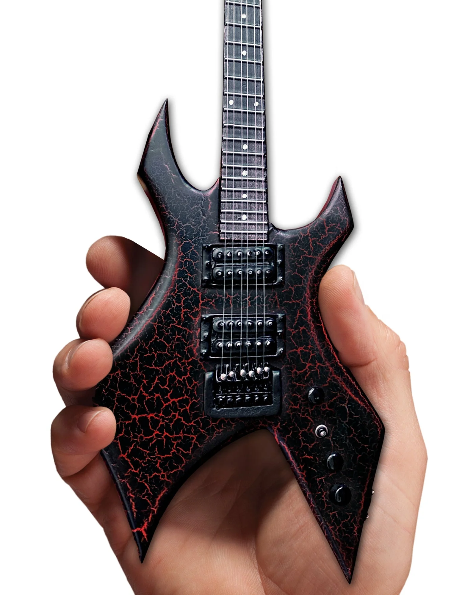 OFFICIAL STRANGER THINGS® EDDIE'S GUITAR B.C. RICH® NJ WARLOCK® MINI GUITAR MODEL - Image 6