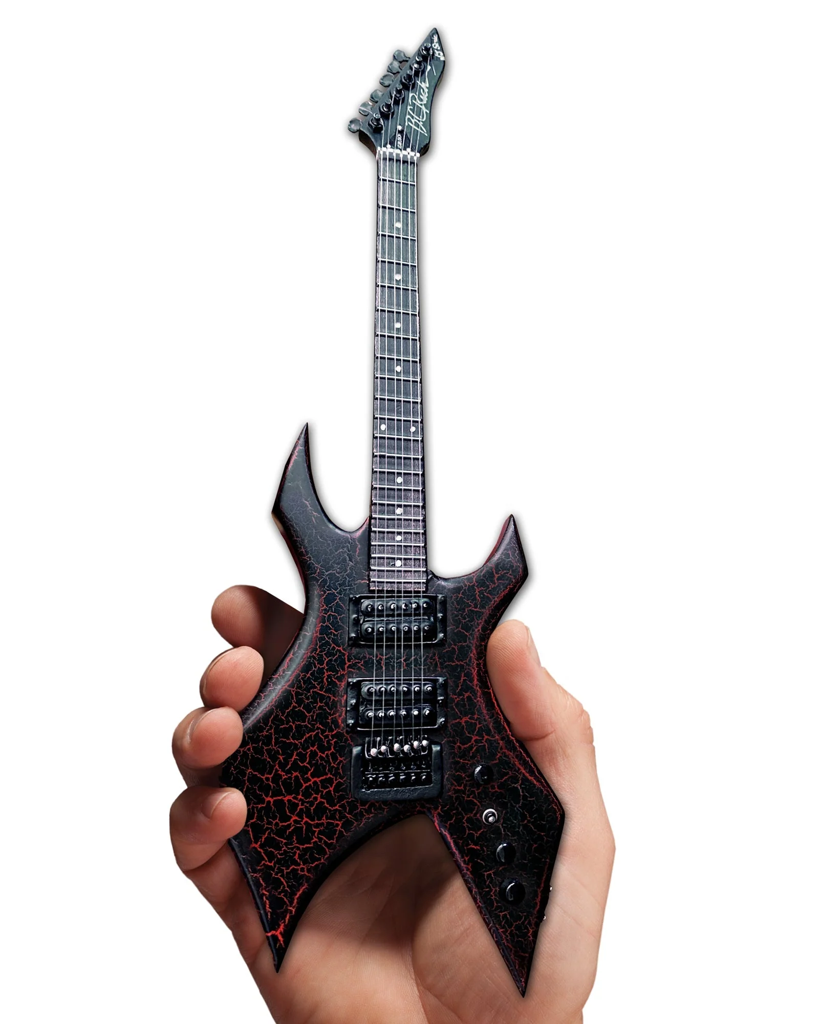 OFFICIAL STRANGER THINGS® EDDIE'S GUITAR B.C. RICH® NJ WARLOCK® MINI GUITAR MODEL - Image 7