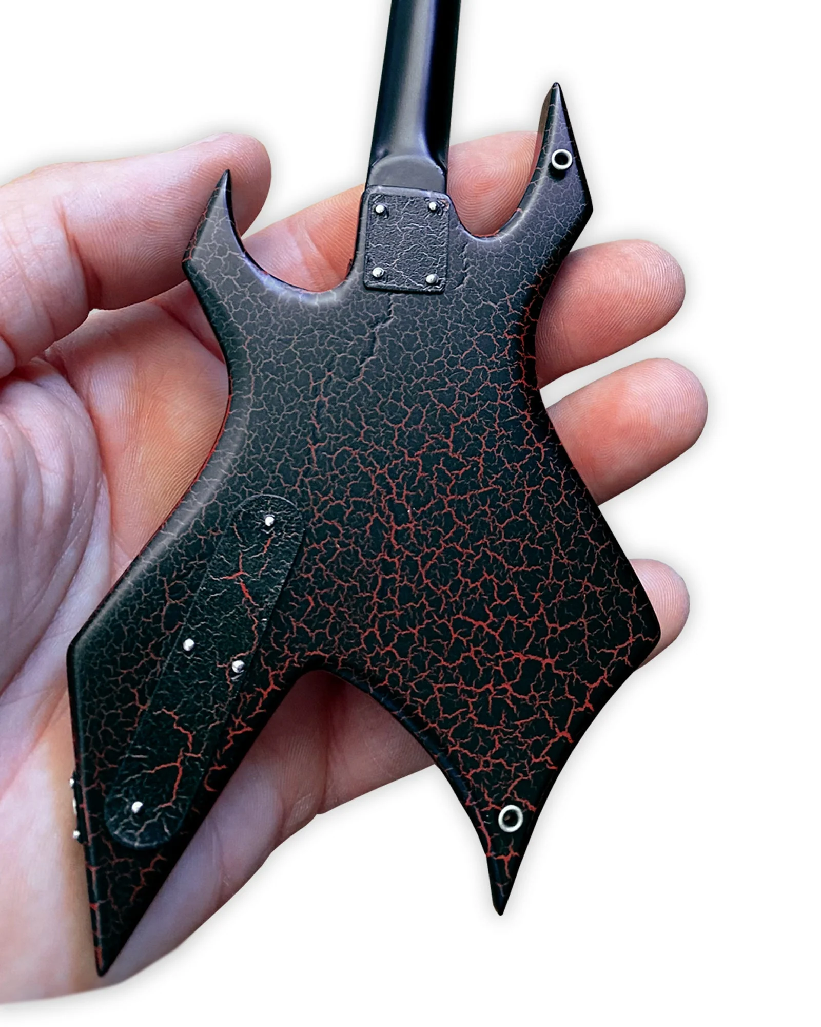 OFFICIAL STRANGER THINGS® EDDIE'S GUITAR B.C. RICH® NJ WARLOCK® MINI GUITAR MODEL - Image 8