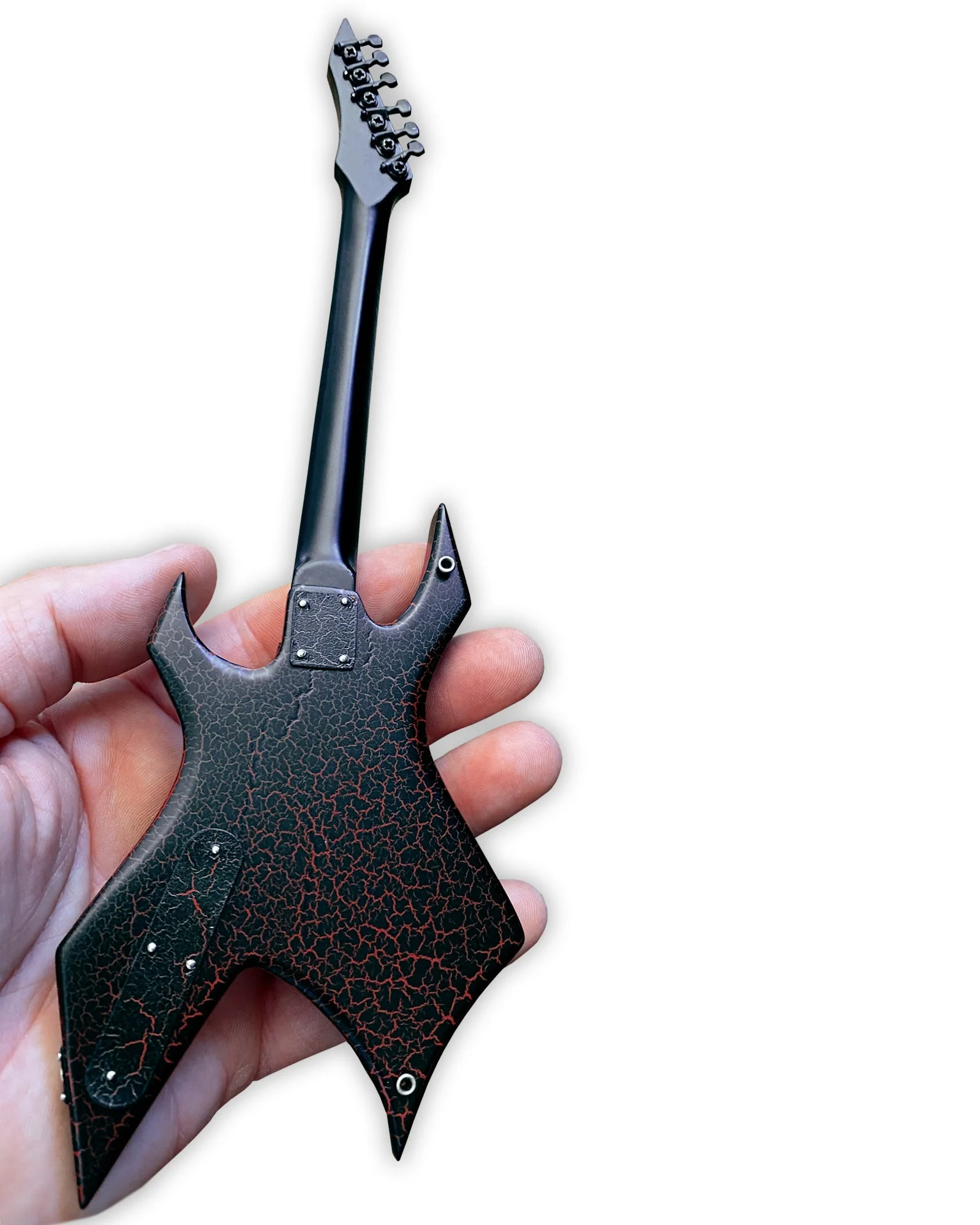 OFFICIAL STRANGER THINGS® EDDIE'S GUITAR B.C. RICH® NJ WARLOCK® MINI GUITAR MODEL - Image 9