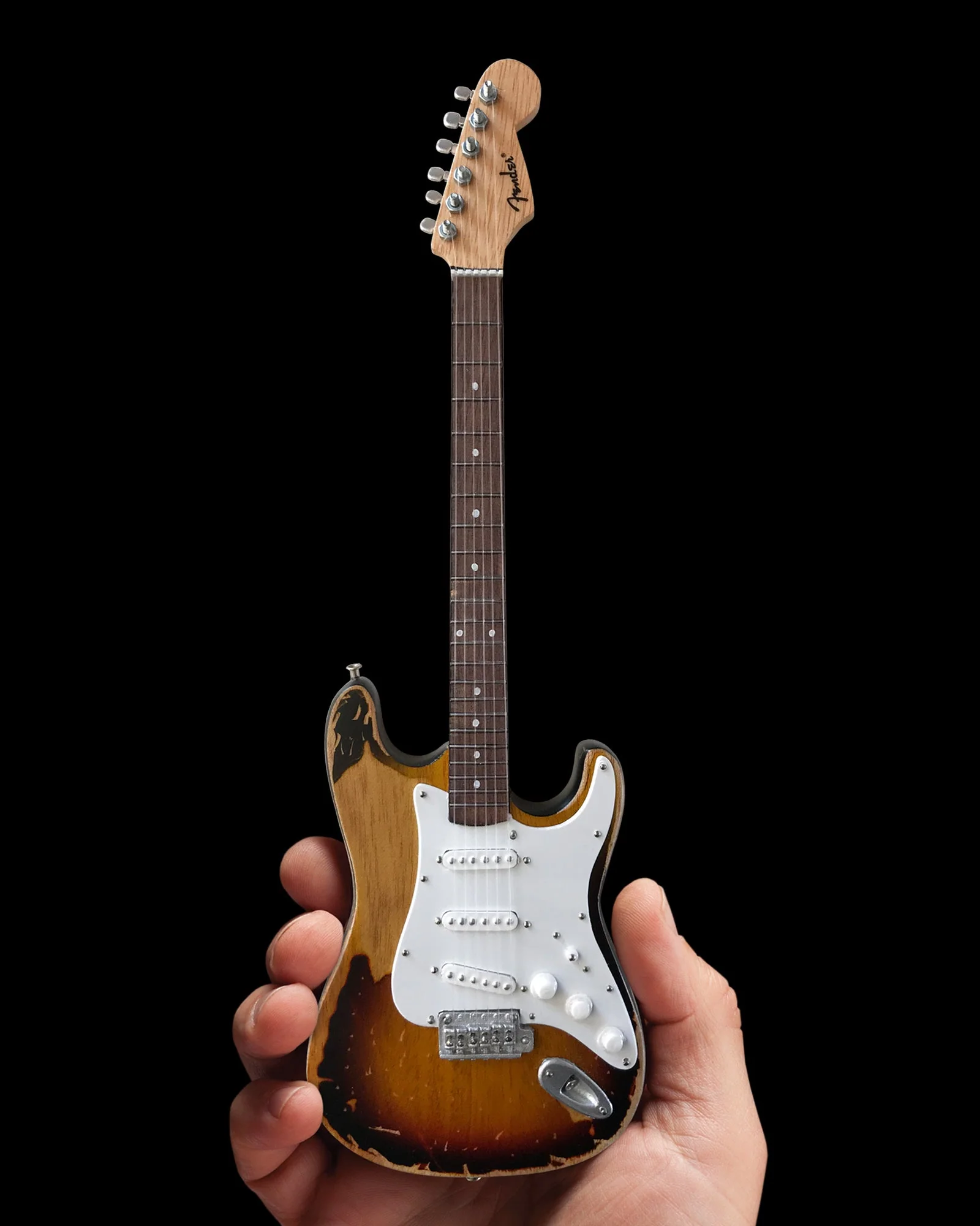 OFFICIALLY LICENSED KENNY WAYNE SHEPHERD MINI FENDER™ STRAT™ VINTAGE 1961 SUNBURST GUITAR MODEL - Image 5