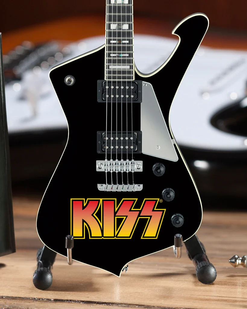 KISS - PAUL STANLEY - ICEMAN MINI GUITAR - Image 2