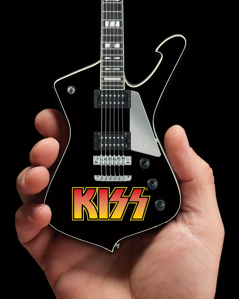 KISS - PAUL STANLEY - ICEMAN MINI GUITAR - Image 4