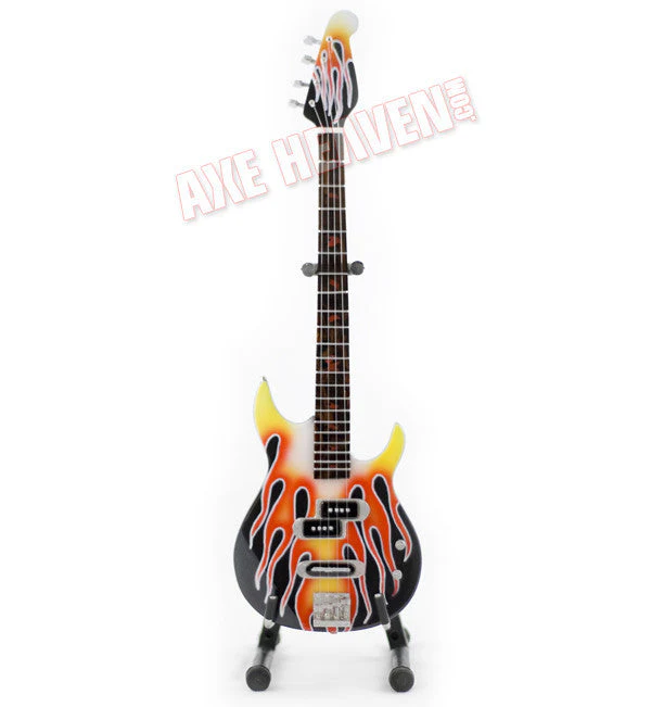 OFFICIALLY LICENSED MICHAEL ANTHONY BB3000MA YAMAHA FLAME BASS MINI GUITAR REPLICA - Image 2