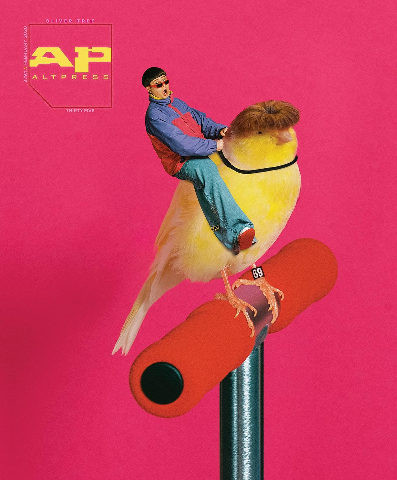 ALTERNATIVE PRESS FEBRUARY 2020 ISSUE 1 FEATURING OLIVER TREE