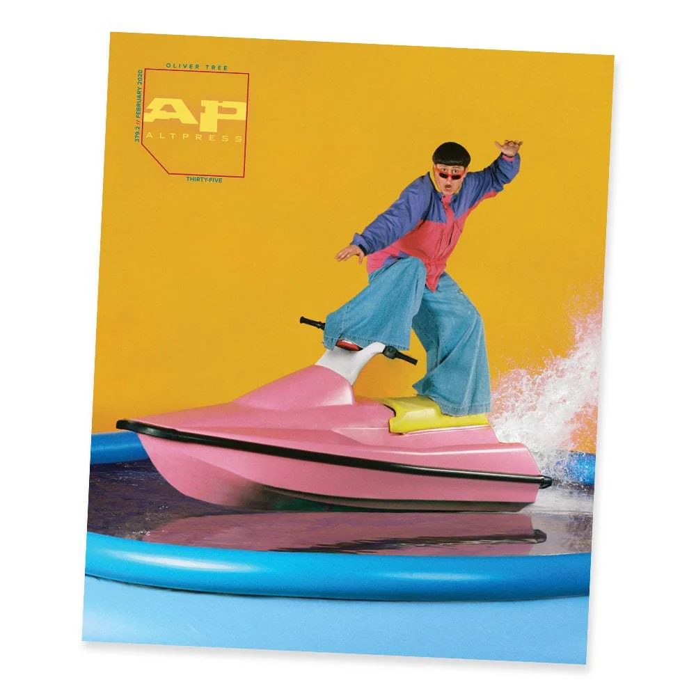 ALTERNATIVE PRESS FEBRUARY 2020 ISSUE 2 FEATURING OLIVER TREE - Image 2