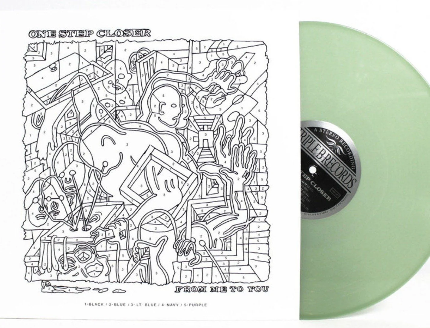 ONE STEP CLOSER ‘FROM ME TO YOU’ 12" EP - COKE BOTTLE CLEAR