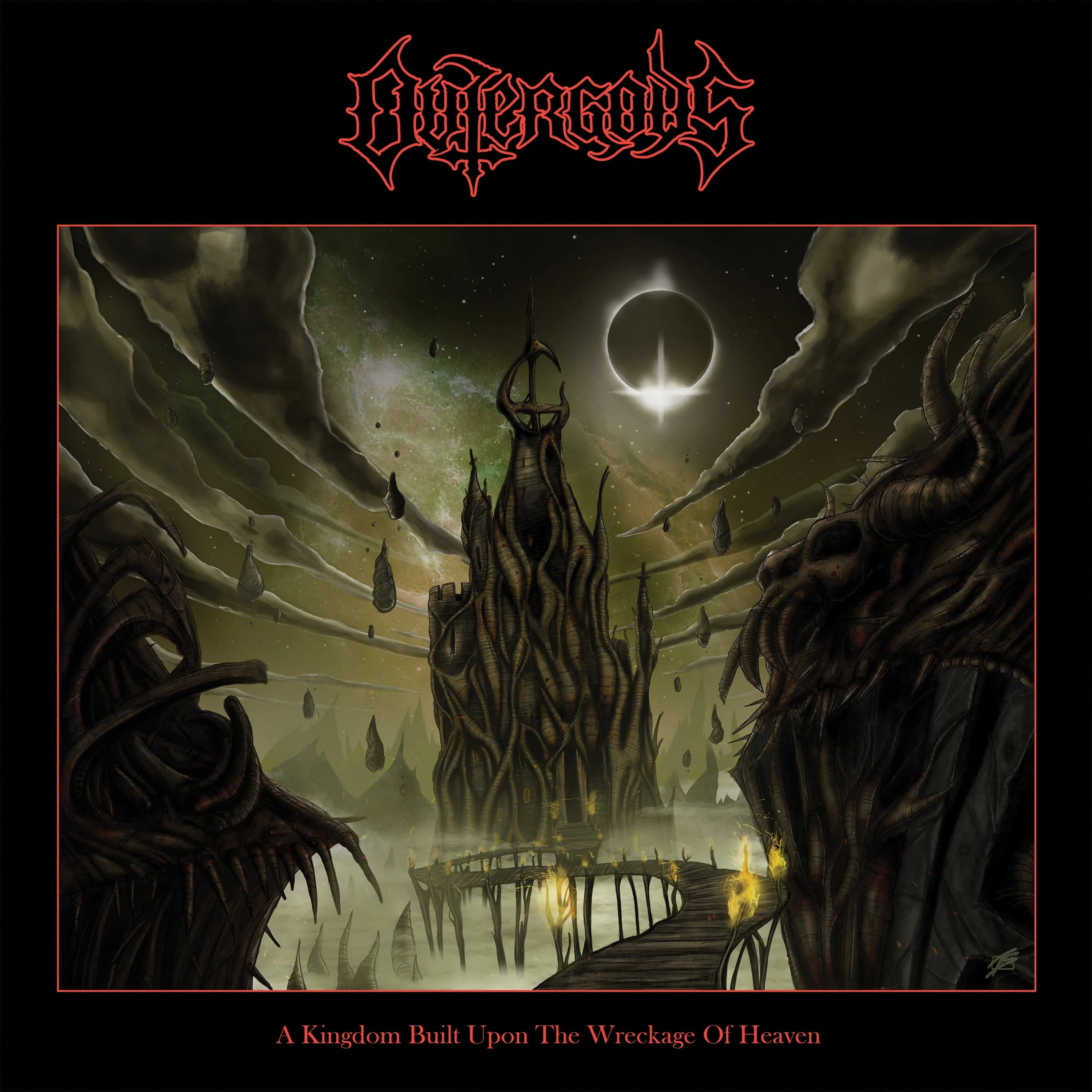 OUTERGODS 'A KINGDOM BUILT UPON THE WRECKAGE OF HEAVEN' CD