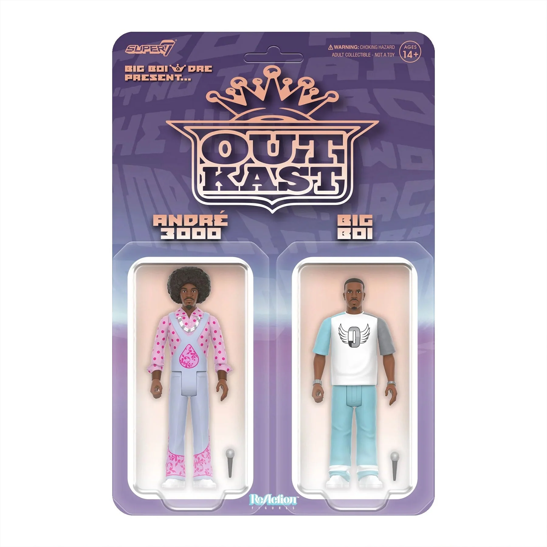 OUTKAST REACTION FIGURE WAVE 3 - OUTKAST (BIG BOI & DRE PRESENT)