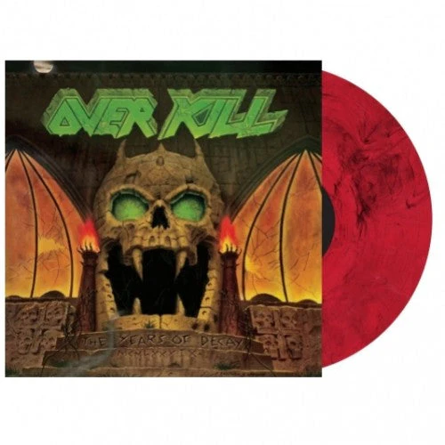 OVERKILL 'THE YEARS OF DECAY' LP - RED MARBLE