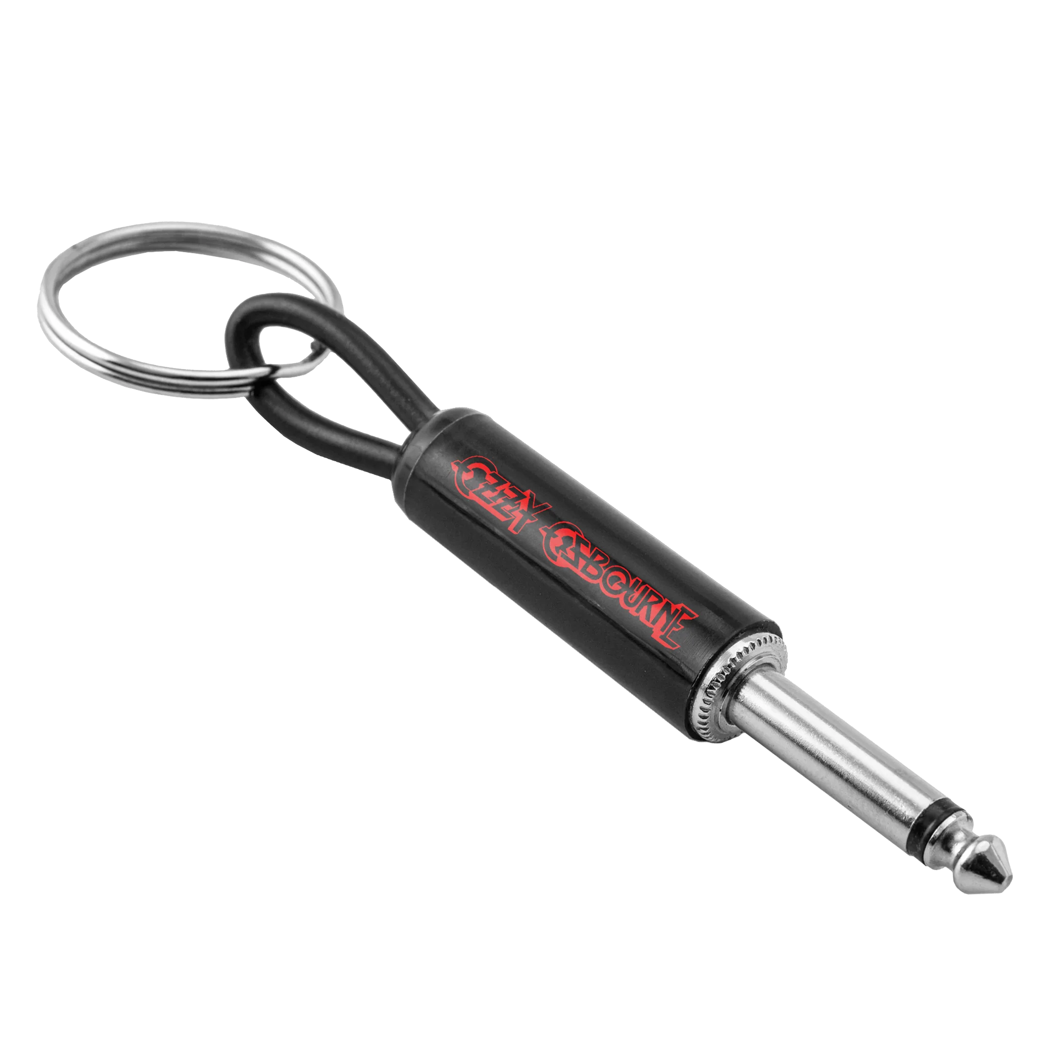 OZZY LOGO GUITAR PLUG KEYCHAIN