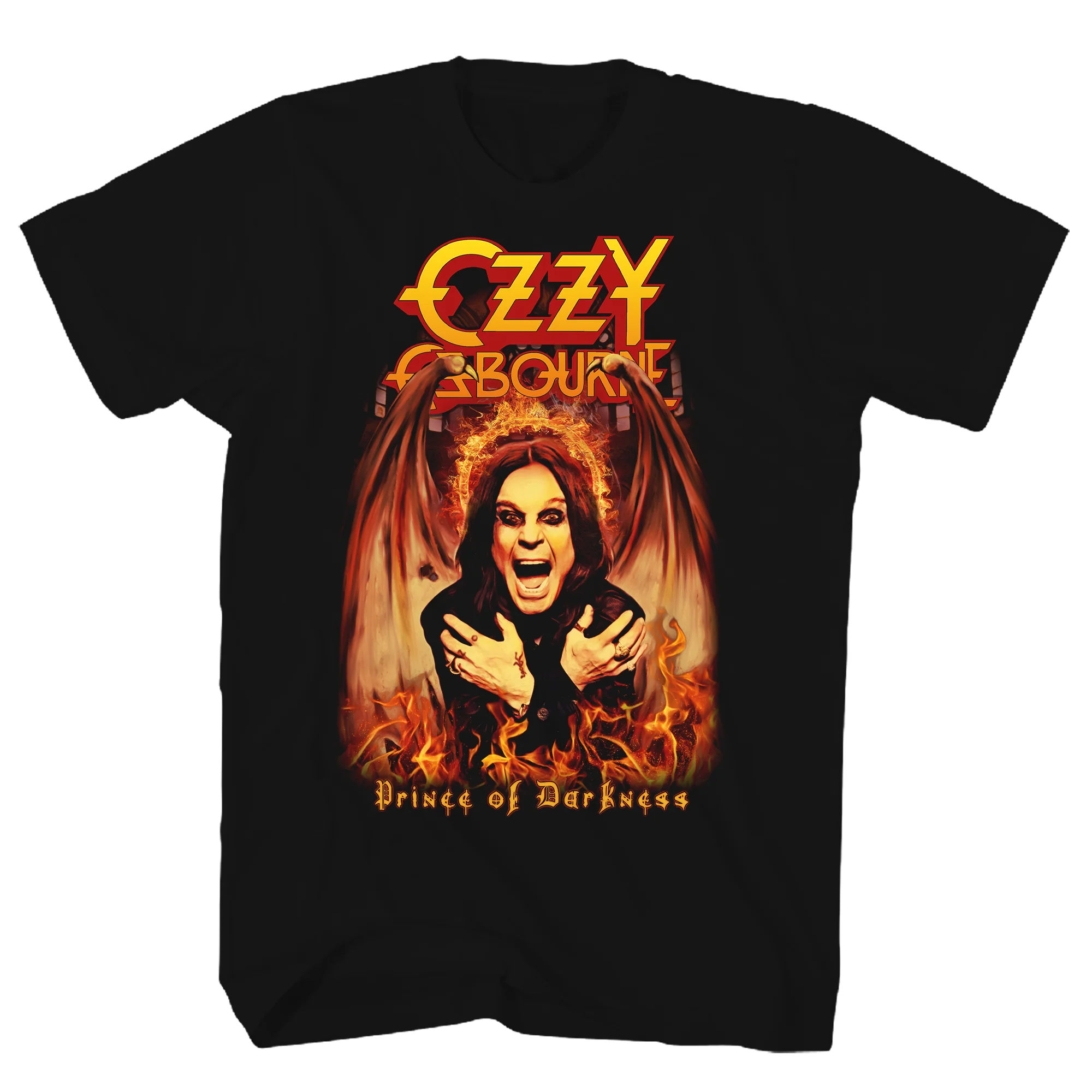 OZZY OSBORNE DEMON WINGS BLACK T-SHIRT