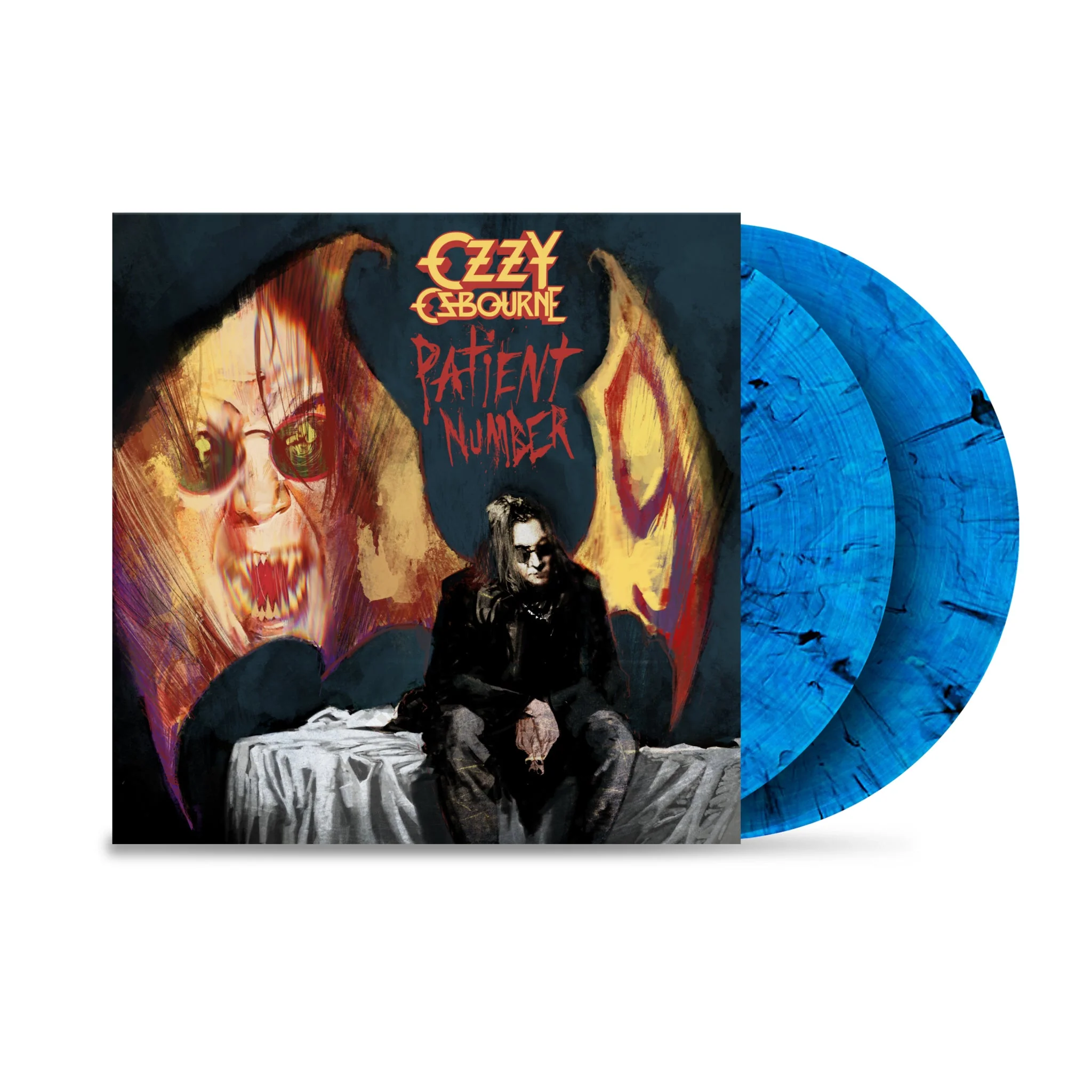 OZZY OSBOURNE 'PATIENT NUMBER 9' 2LP - BLUE/SMOKE + GOLD FOIL COMIC BOOK - Image 2