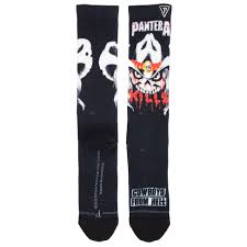 PANTERA 'COWBOYS FROM HELL' DYE SUBLIMATION CREW SOCKS - Image 2