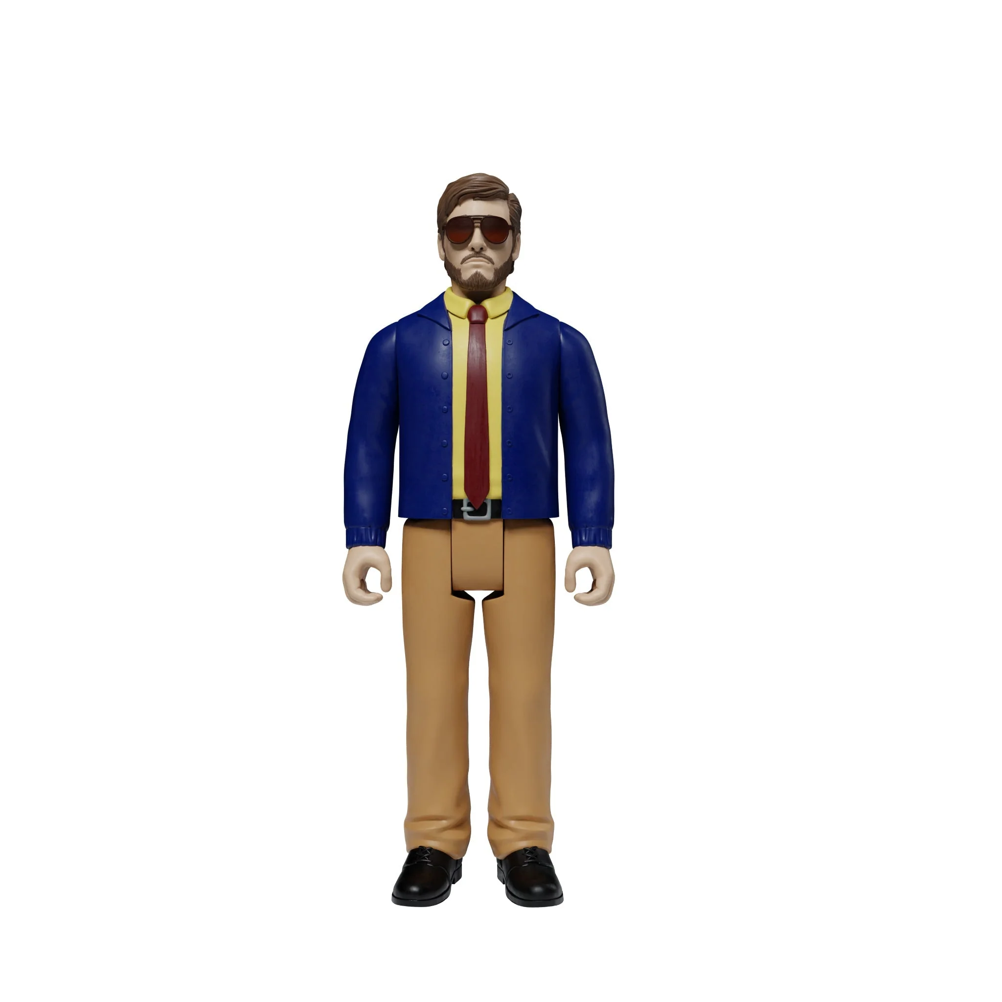 PARKS AND RECREATION REACTION WAVE 1 - ANDY DWYER (SPECIAL AGENT BURT MACKLIN) ACTION FIGURE