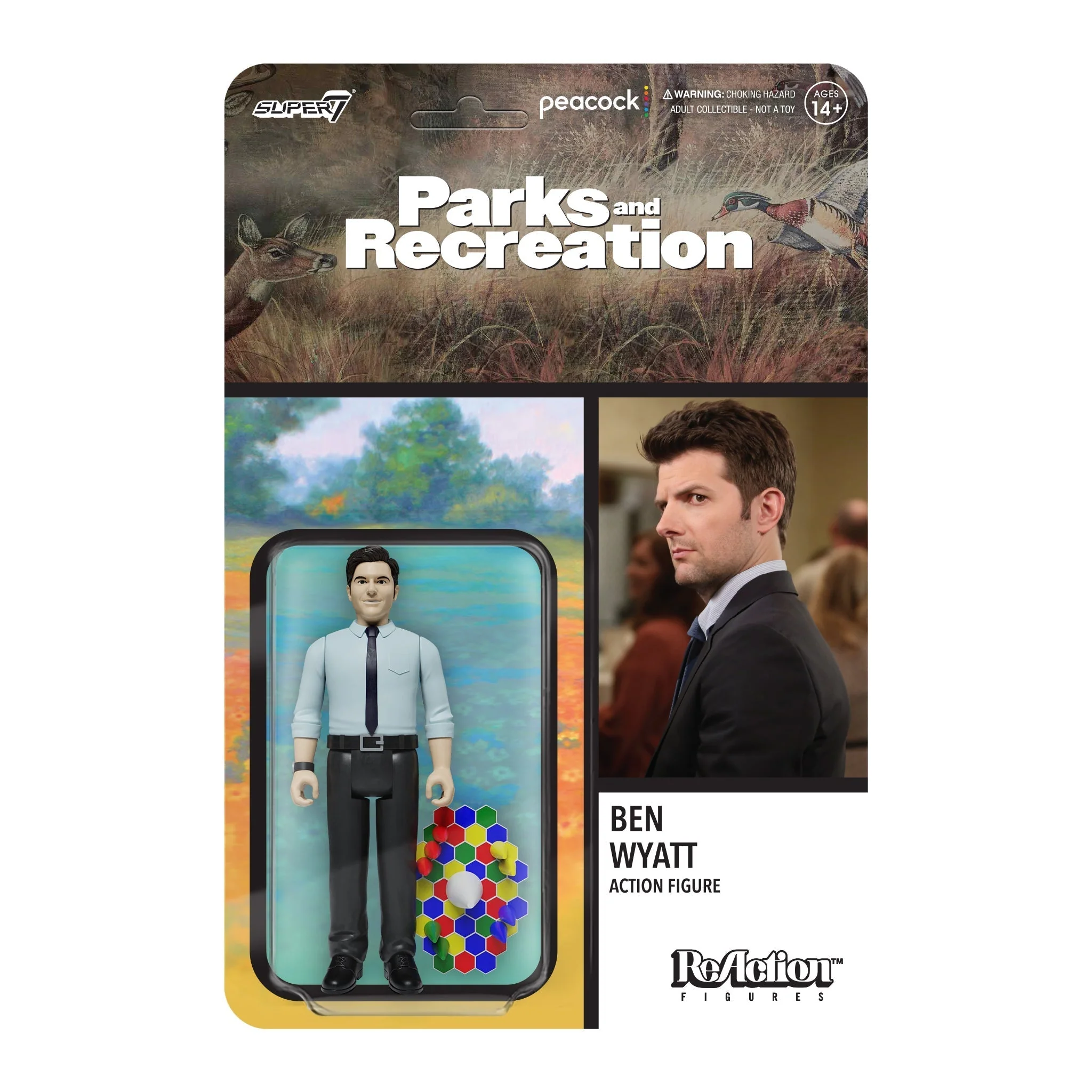 PARKS AND RECREATION REACTION WAVE 1 - BEN WYATT ACTION FIGURE - Image 3