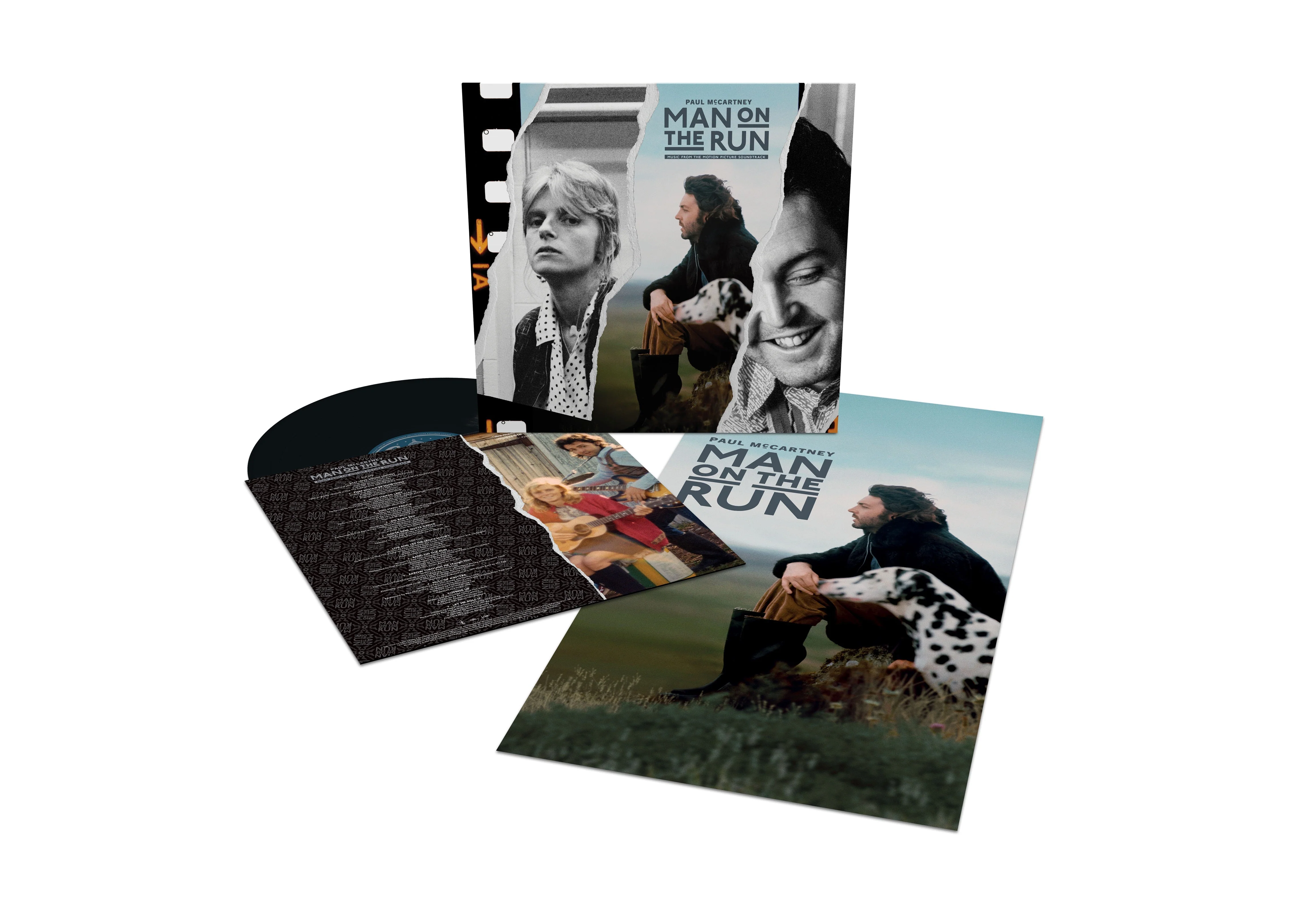 PAUL MCCARTNEY & WINGS 'MAN ON THE RUN (Soundtrack)' LP