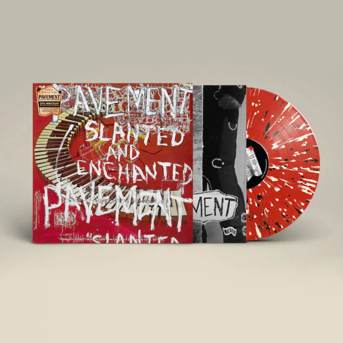 PAVEMENT 'SLANTED & ENCHANTED' 30TH ANNIVERSARY REISSUE LP - RED/WHITE/SPLATTER
