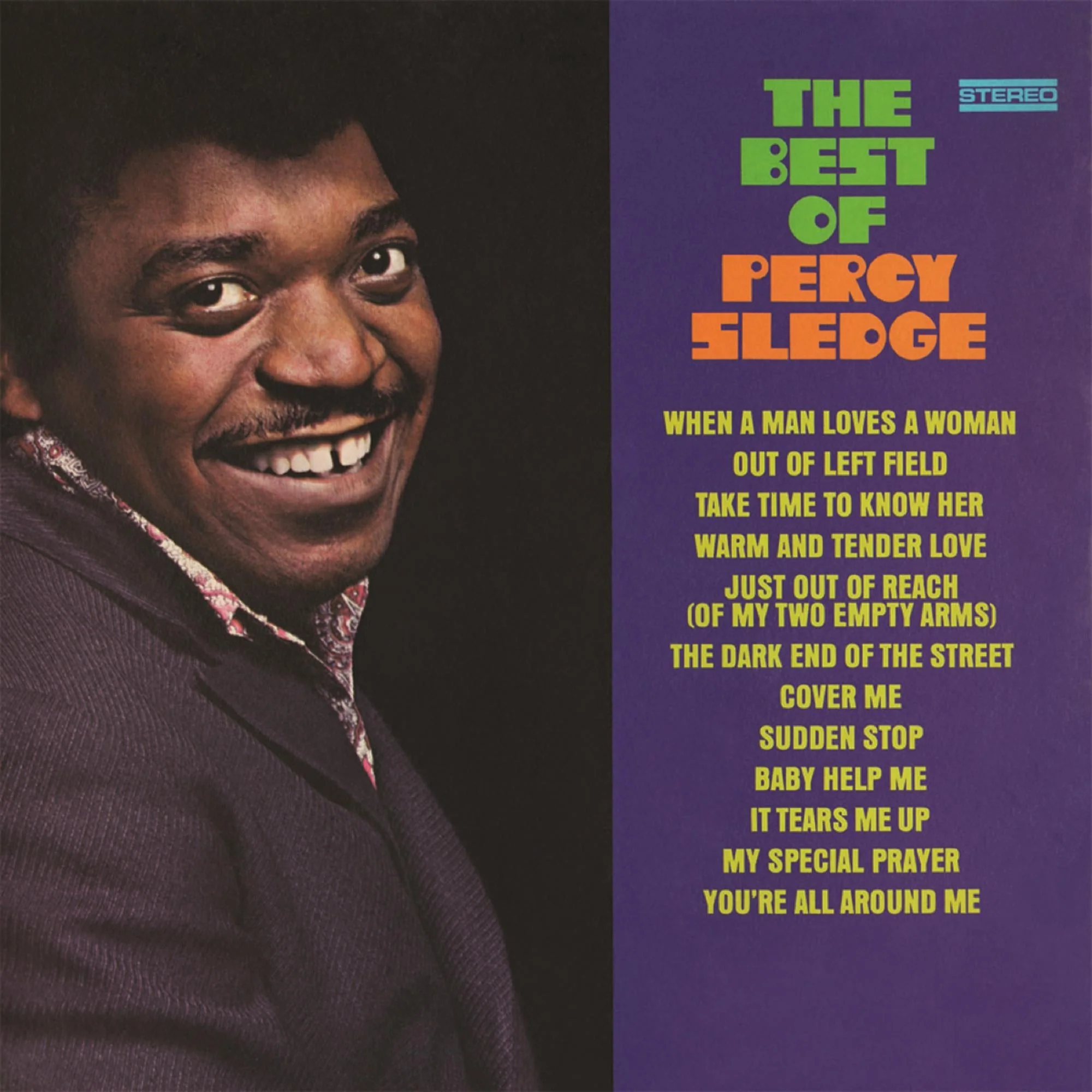 PERCY SLEDGE 'THE BEST OF PERCY SLEDGE' LP - GOLD