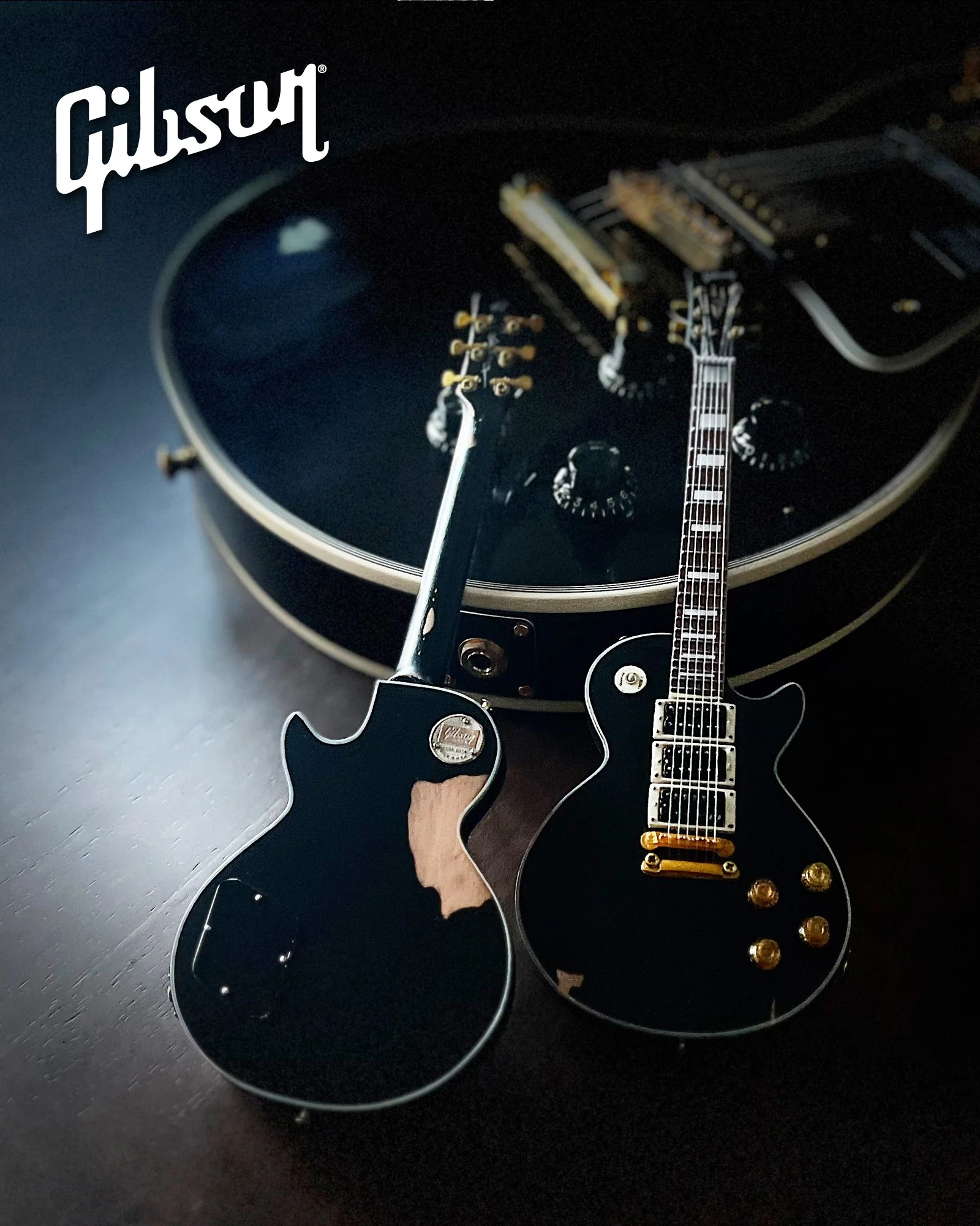 PETER FRAMPTON "PHENIX" GIBSON LES PAUL CUSTOM MINI GUITAR MODEL - Image 3