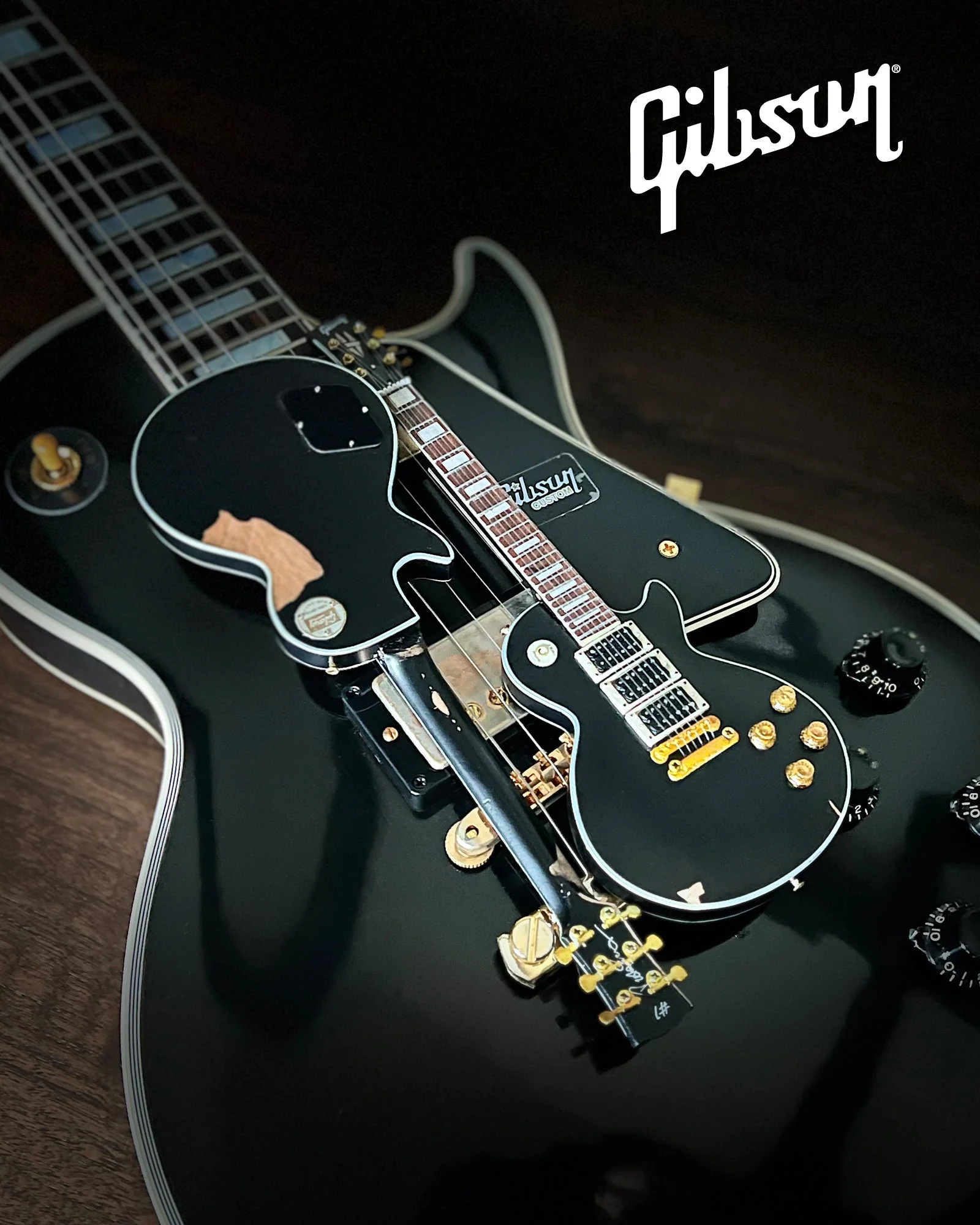 PETER FRAMPTON "PHENIX" GIBSON LES PAUL CUSTOM MINI GUITAR MODEL - Image 4