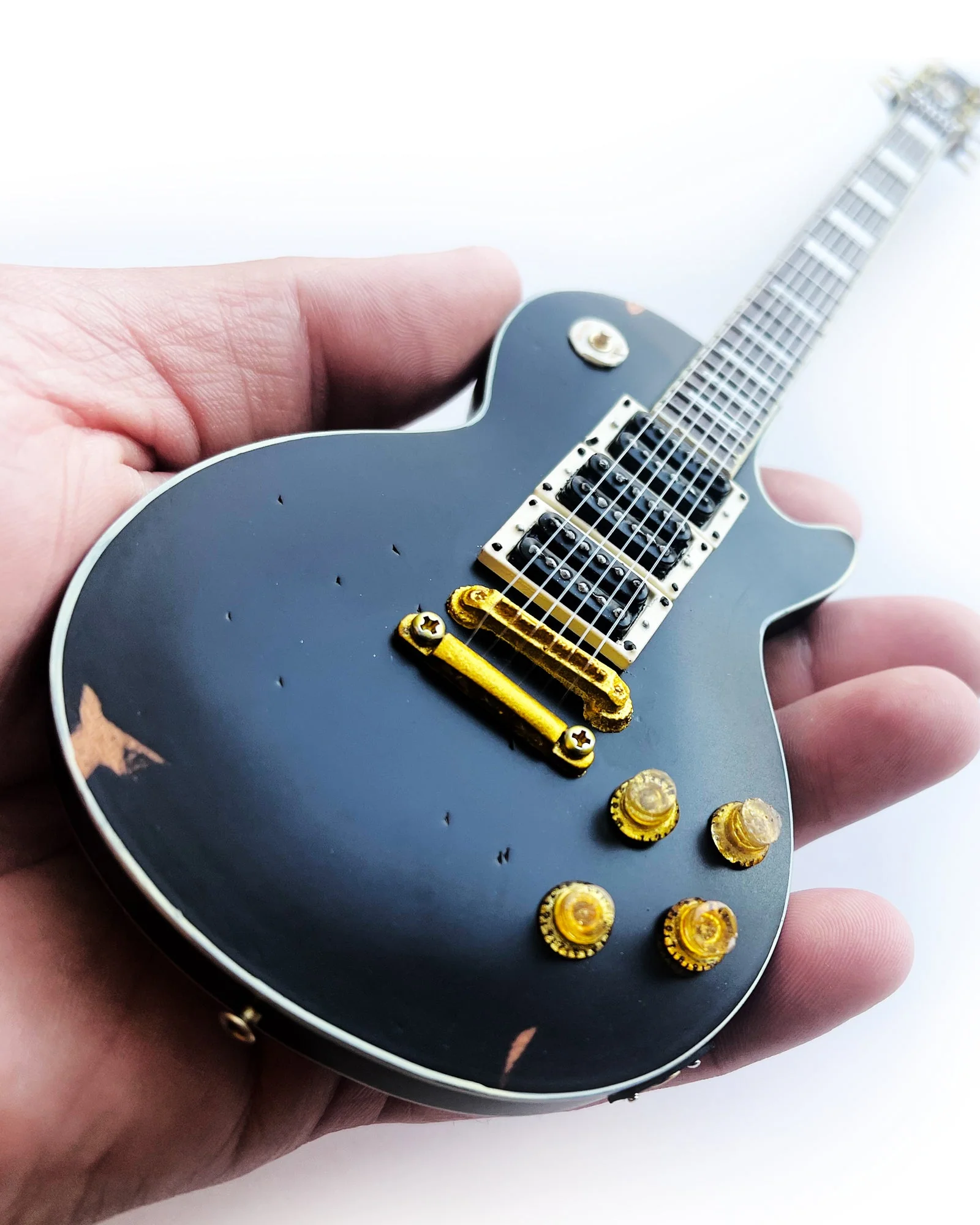 PETER FRAMPTON "PHENIX" GIBSON LES PAUL CUSTOM MINI GUITAR MODEL - Image 5