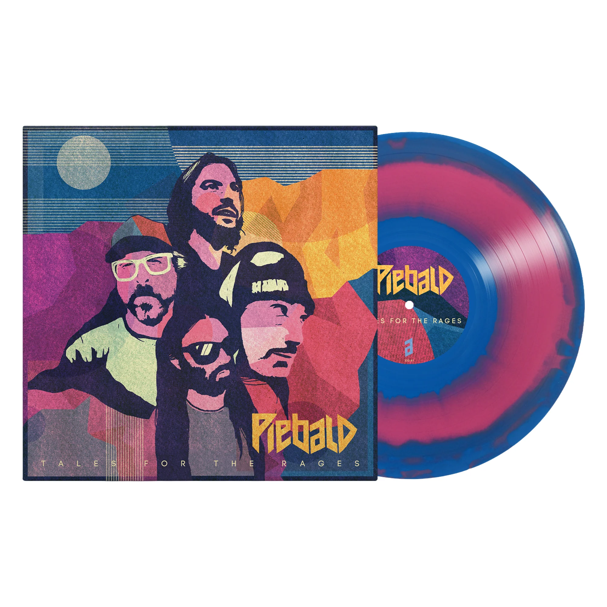 PIEBALD 'TALES FOR THE RAGES' LP (Exclusive “ Limited to 200, Hot Pink & Blue Smash Vinyl)
