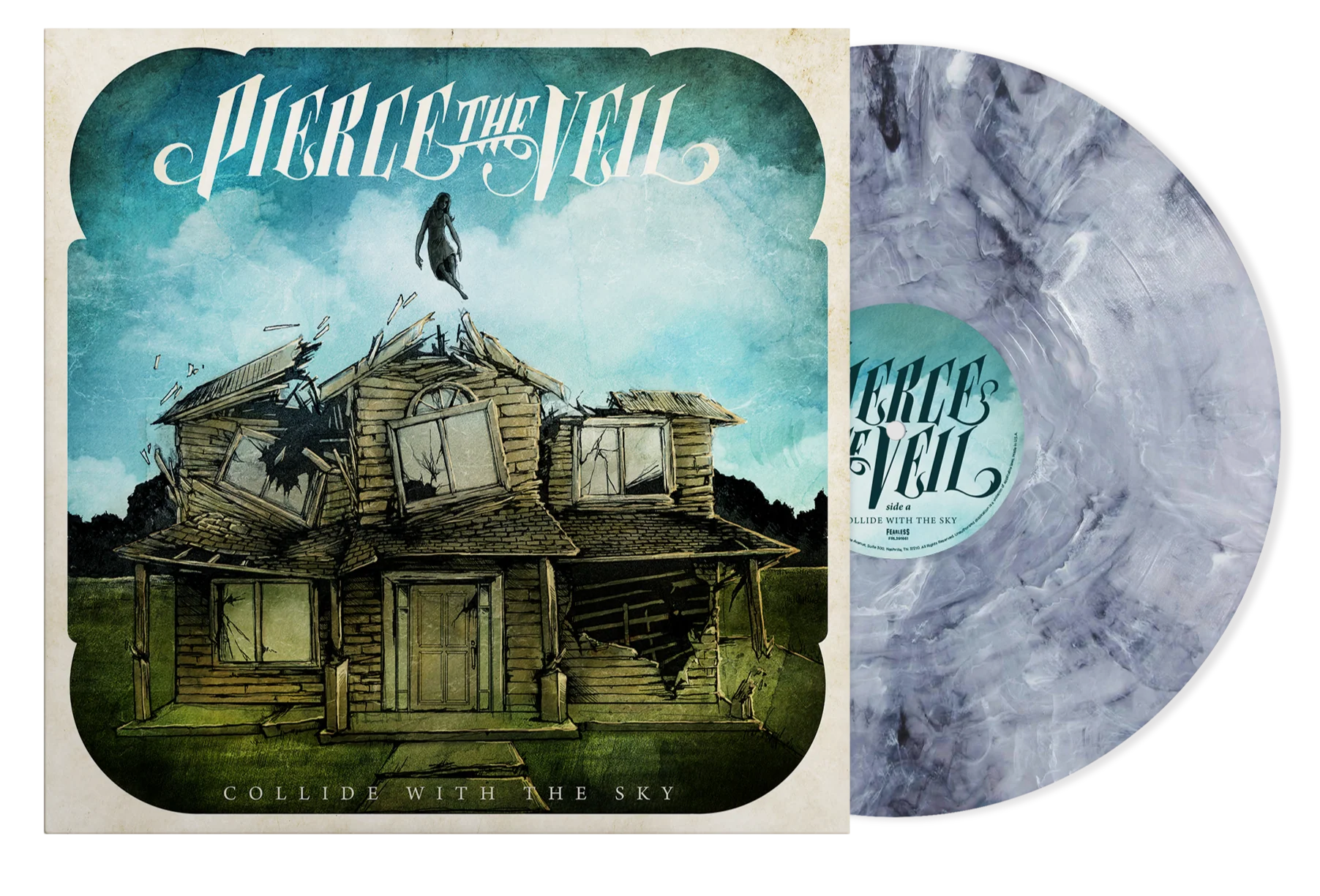 PIERCE THE VEIL ‘COLLIDE WITH THE SKY’ LP - EXCLUSIVE - LTD. 500 - BLEACH