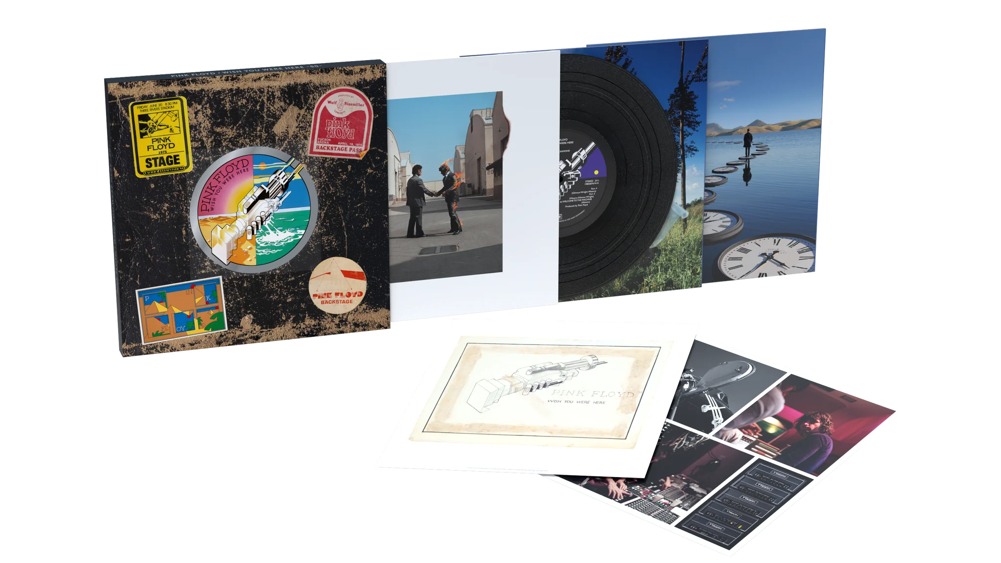 PINK FLOYD 'WISH YOU WERE HERE' 50TH ANNIVERSARY EDITION 3LP - Image 2